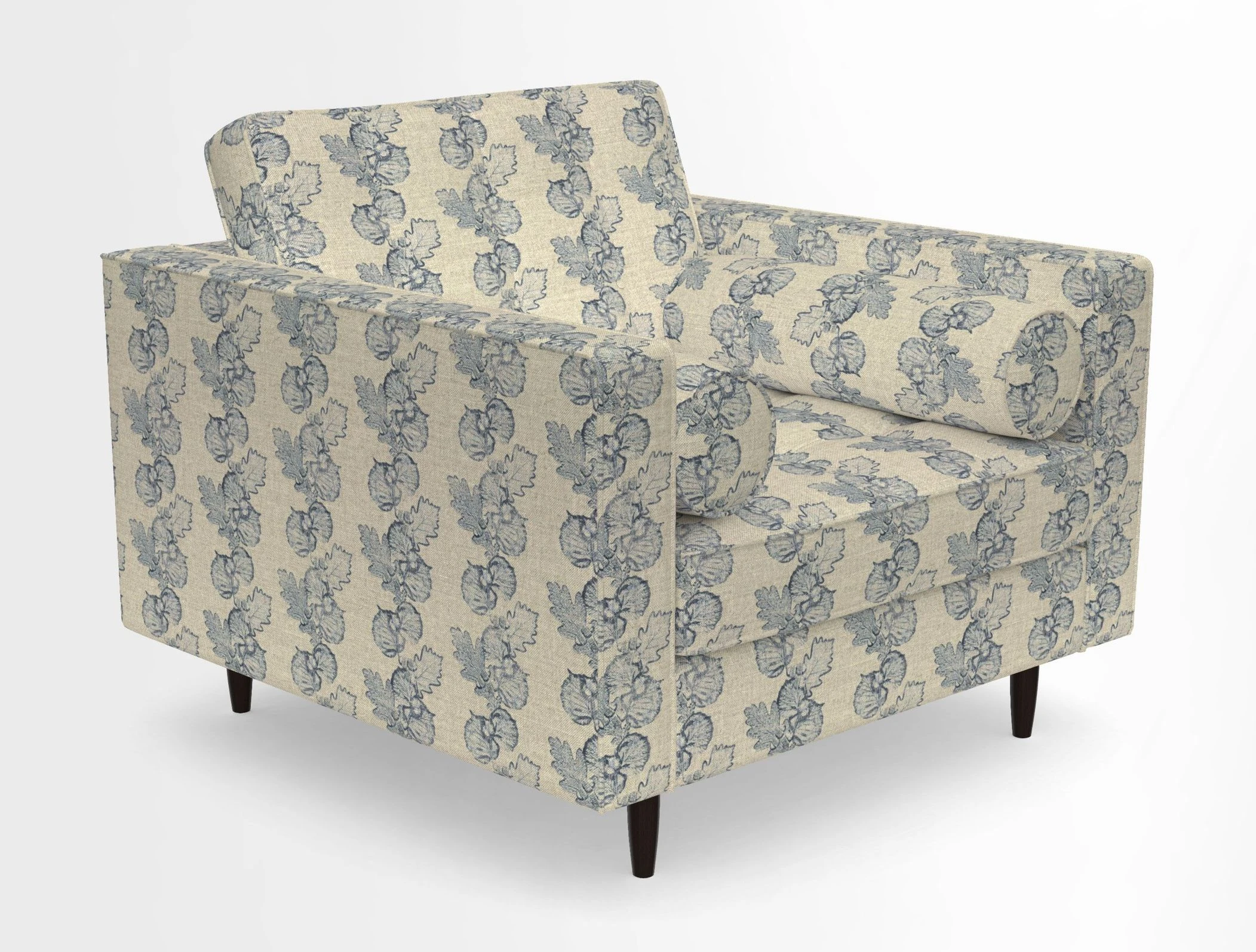 Marylebone Chair in Clever Tough And Eco Velvet Indigo