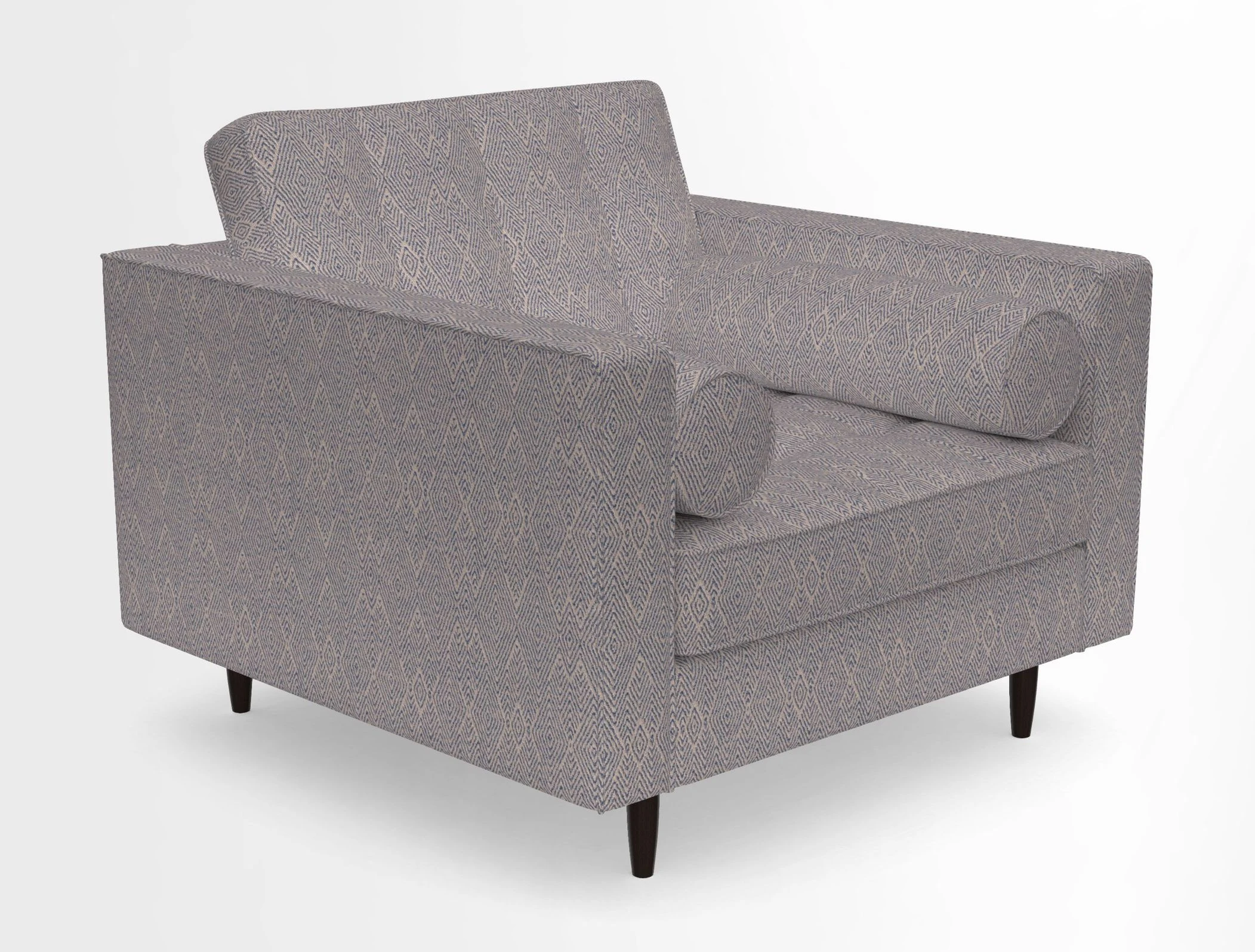 Marylebone Chair in Clever Tough And Eco Velvet Indigo