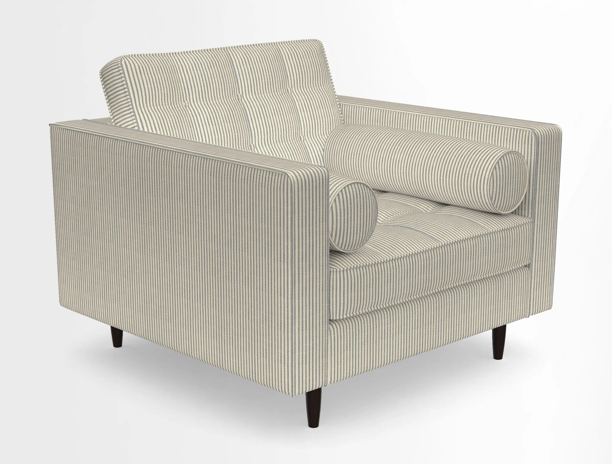Marylebone Chair in Clever Tough And Eco Velvet Indigo