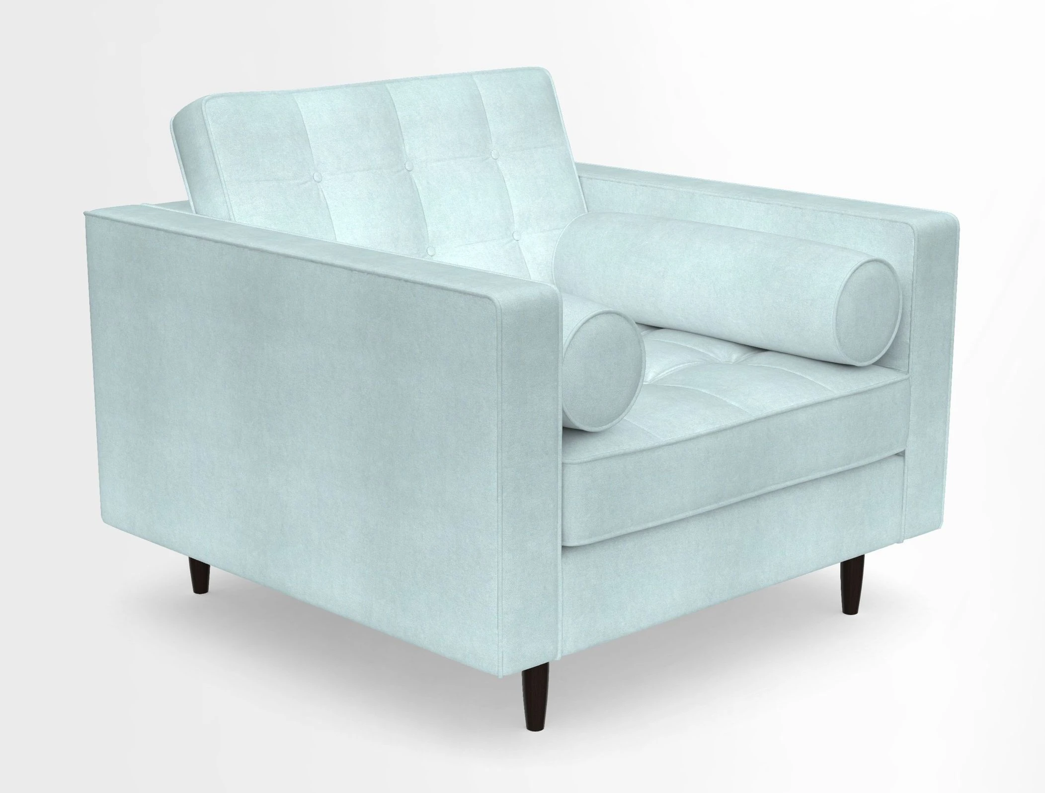 Marylebone Chair in Clever Tough And Eco Velvet Indigo