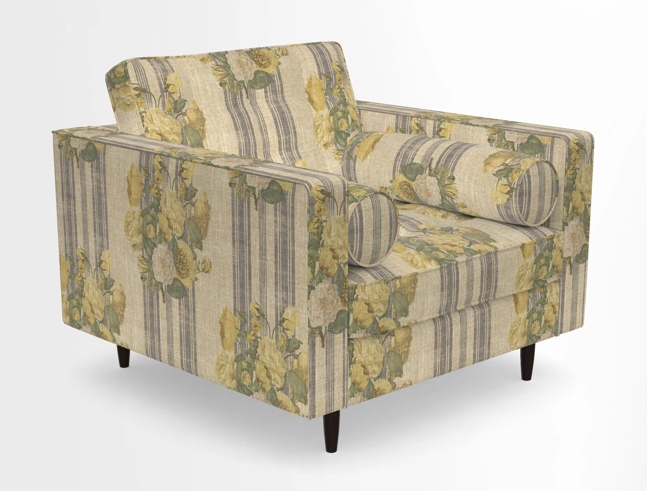 Marylebone Chair in Clever Tough And Eco Velvet Indigo