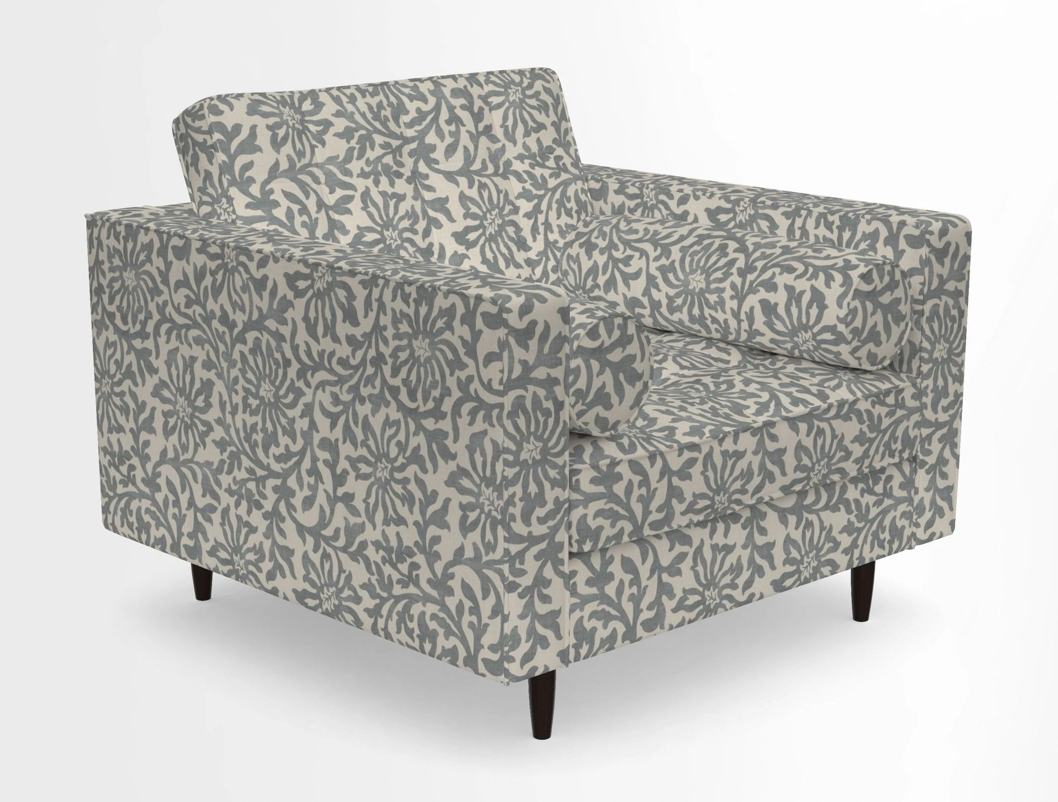 Marylebone Chair in Clever Tough And Eco Velvet Indigo