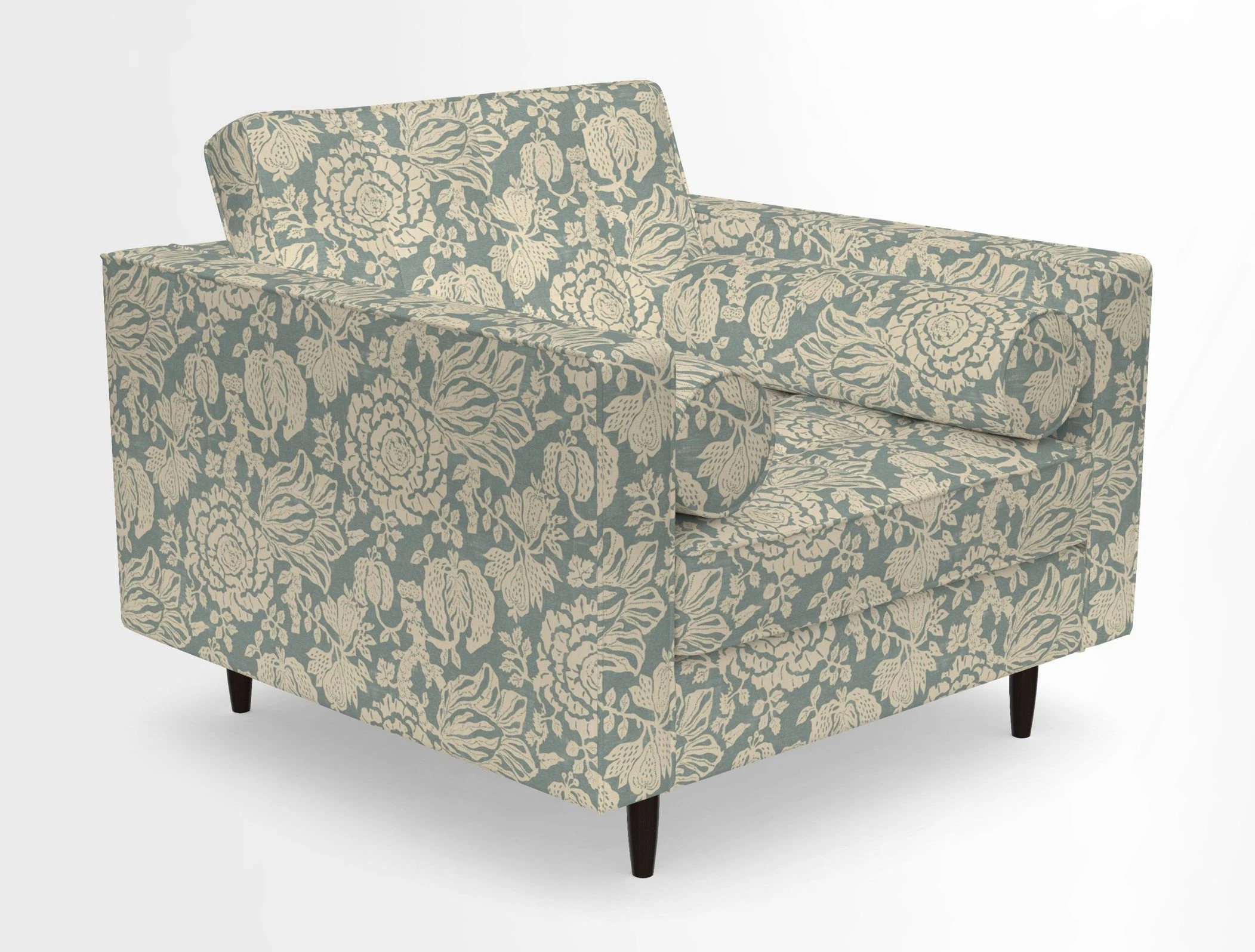 Marylebone Chair in Clever Tough And Eco Velvet Indigo