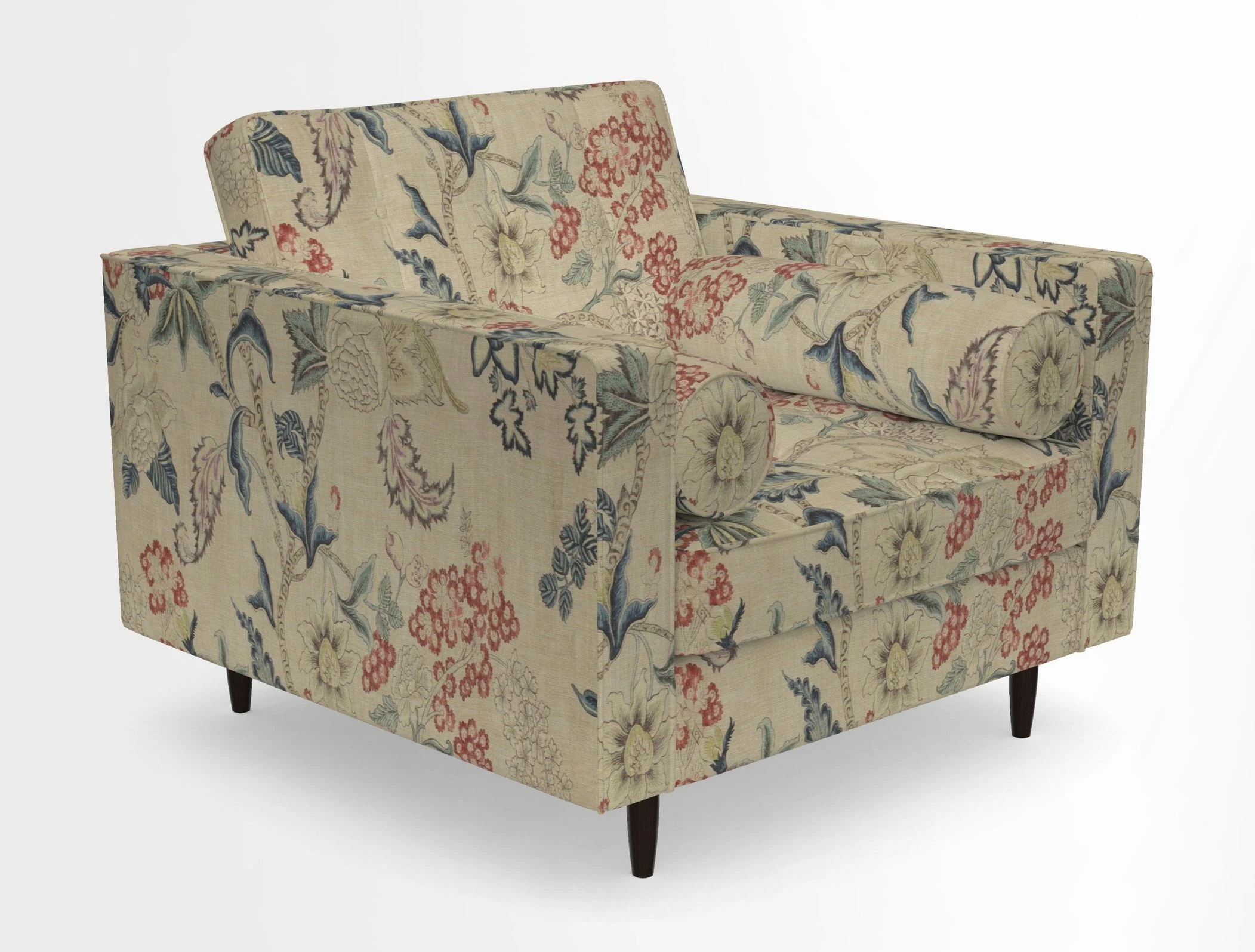 Marylebone Chair in Clever Tough And Eco Velvet Indigo
