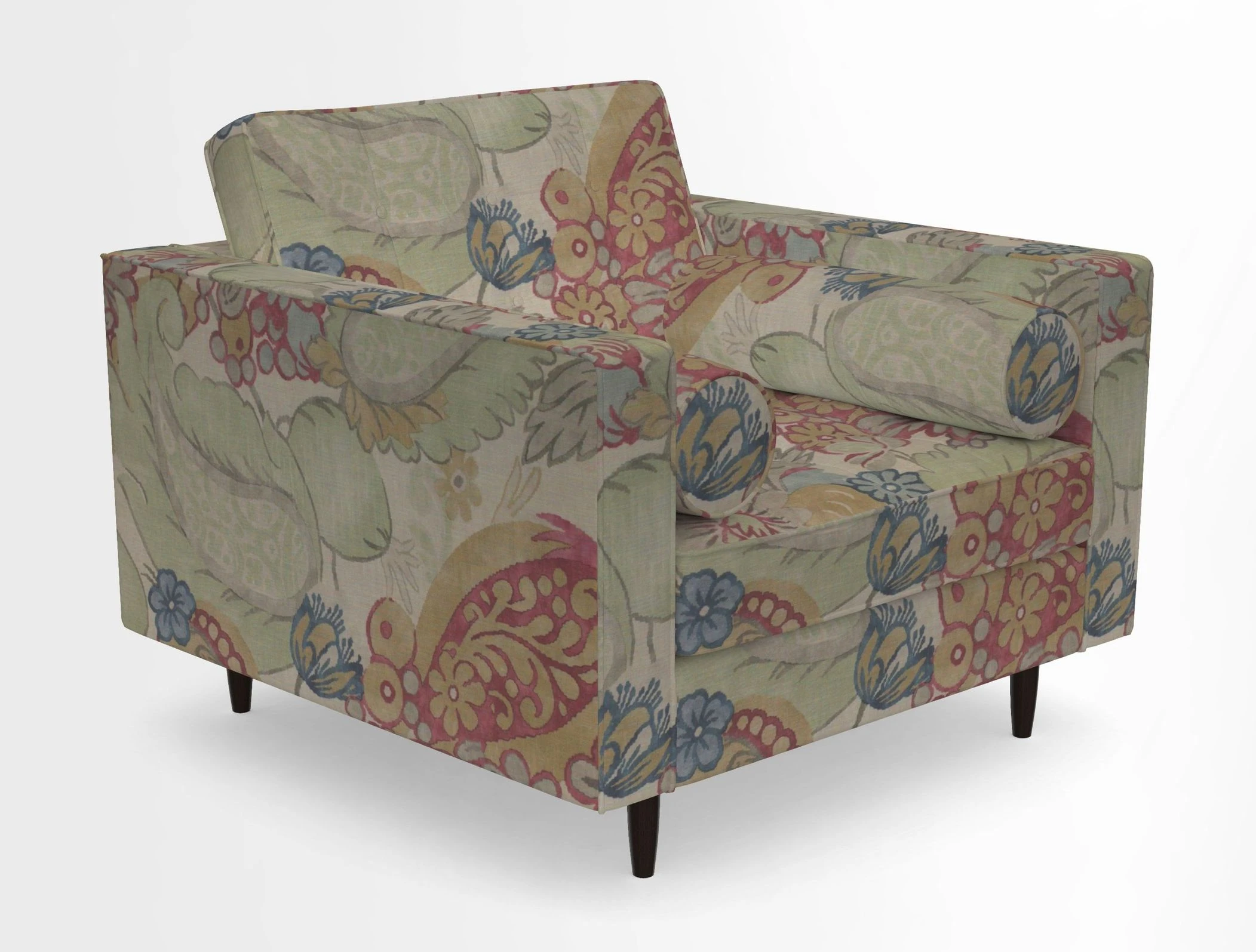 Marylebone Chair in Clever Tough And Eco Velvet Indigo