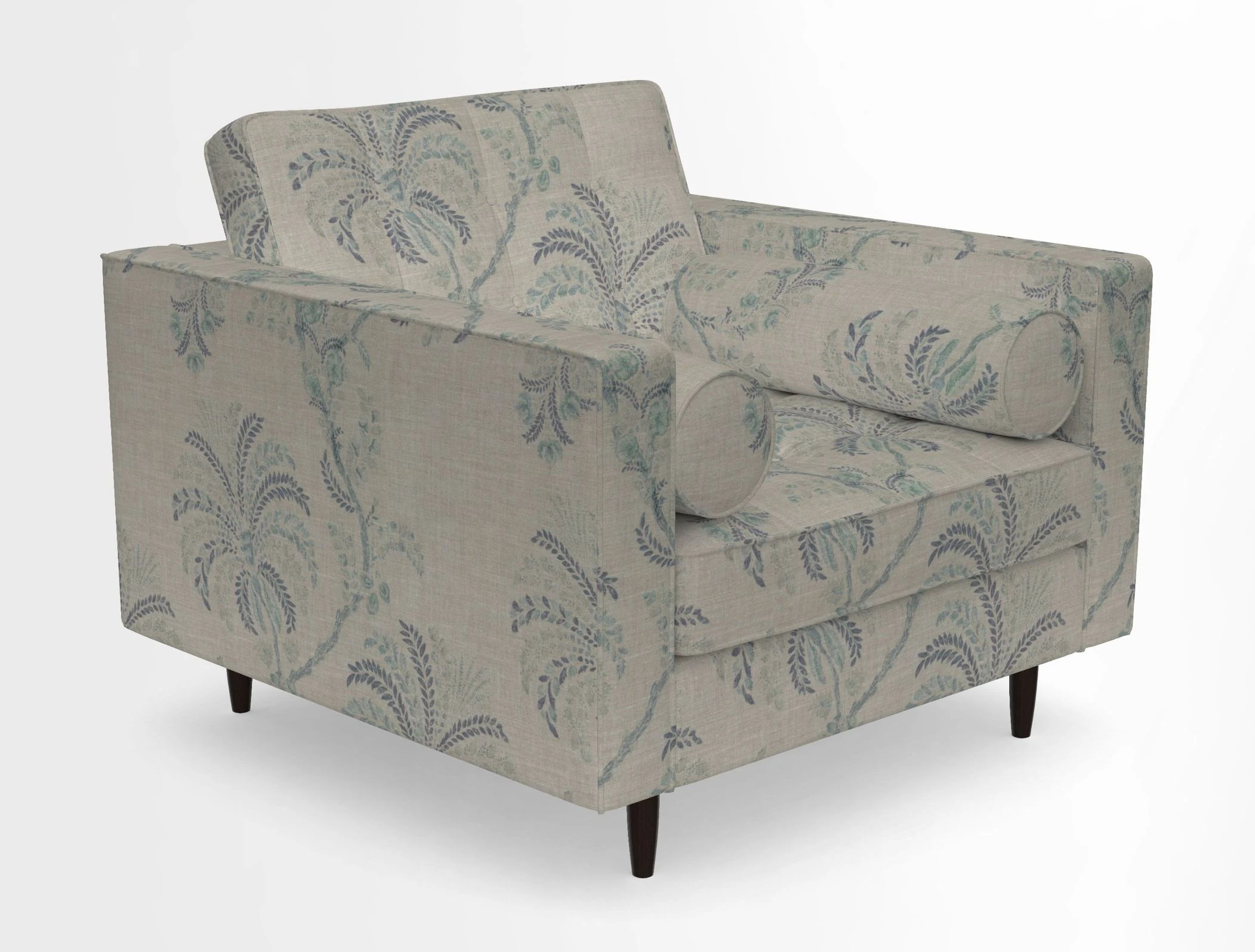 Marylebone Chair in Clever Tough And Eco Velvet Indigo