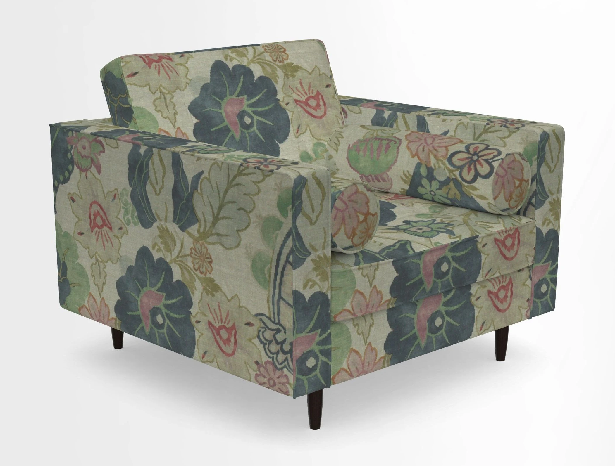 Marylebone Chair in Clever Tough And Eco Velvet Indigo
