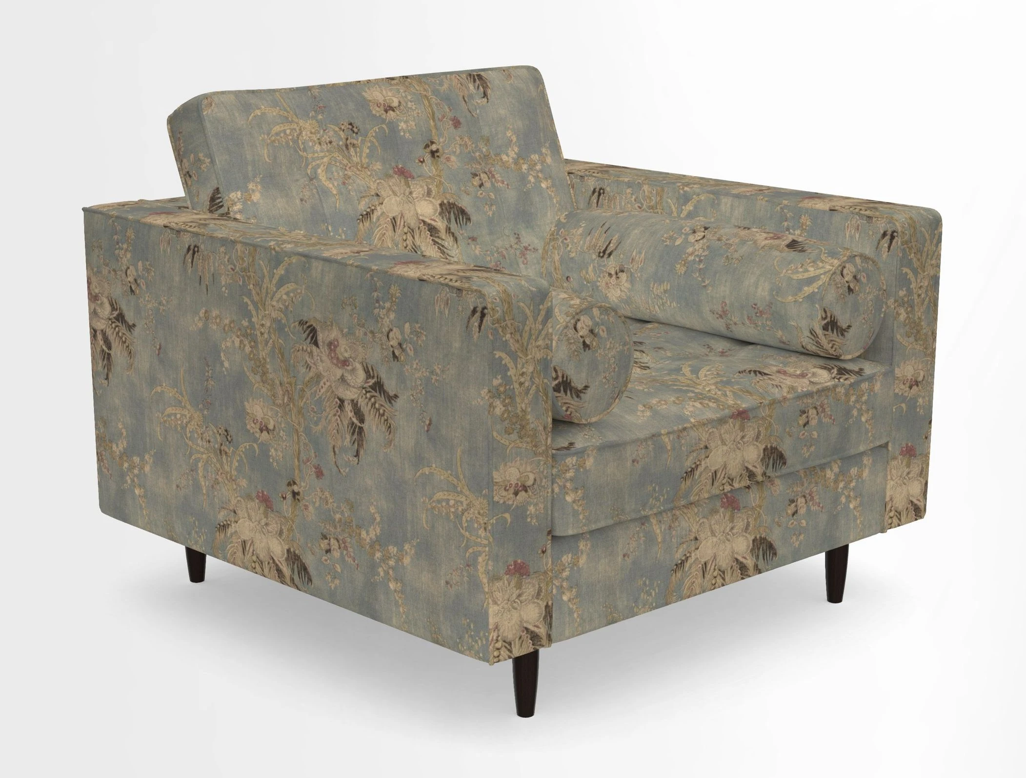 Marylebone Chair in Clever Tough And Eco Velvet Indigo