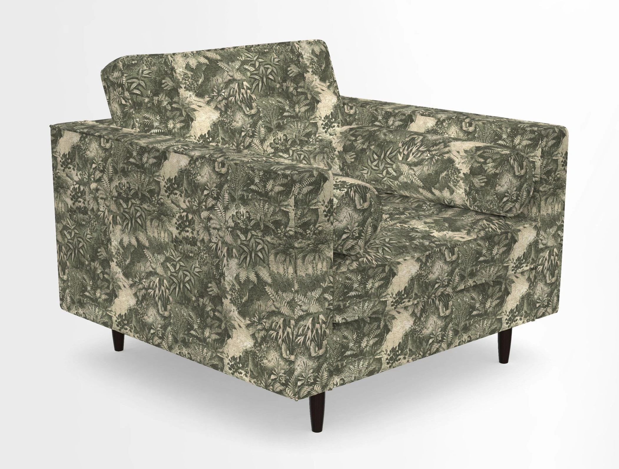 Marylebone Chair in Clever Tough And Eco Velvet Indigo