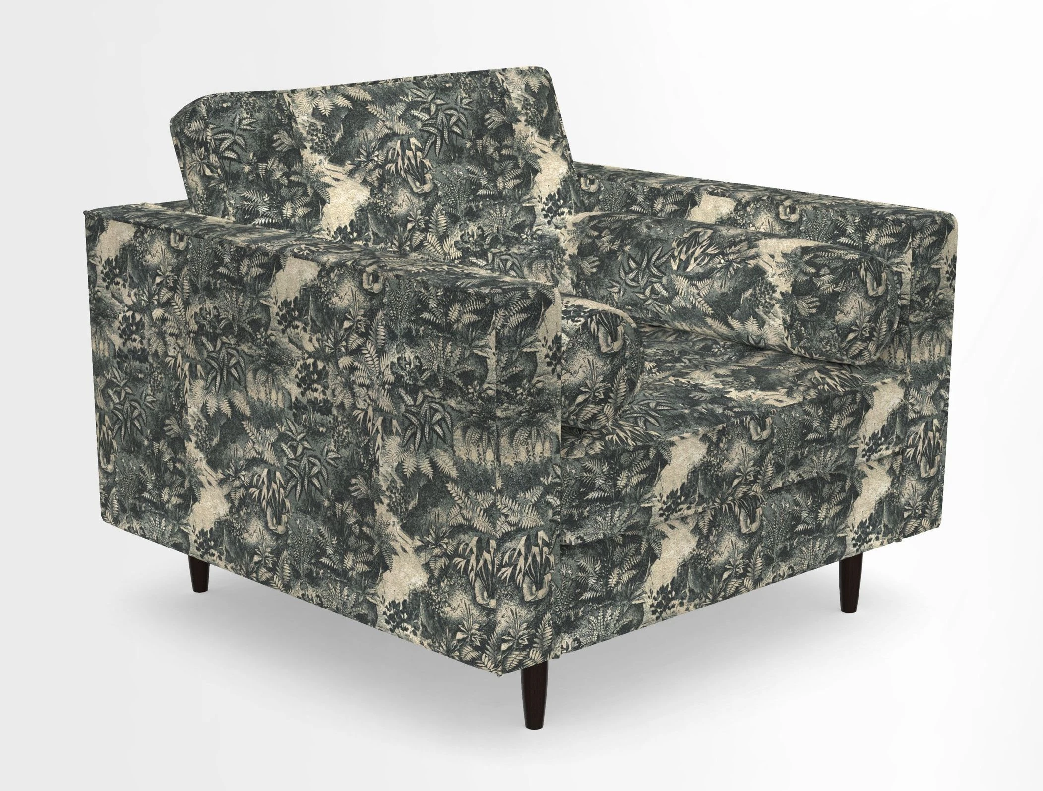 Marylebone Chair in Clever Tough And Eco Velvet Indigo