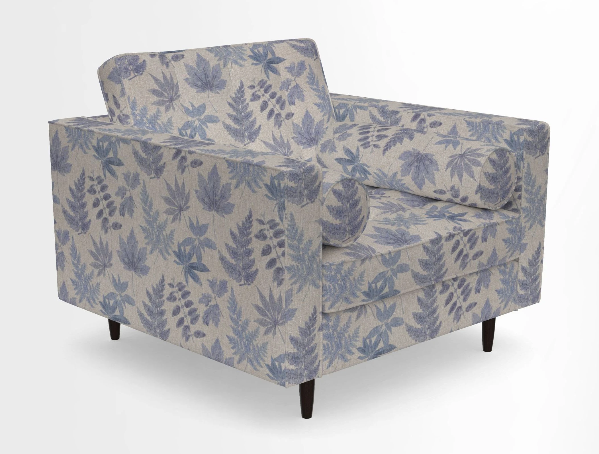 Marylebone Chair in Clever Tough And Eco Velvet Indigo
