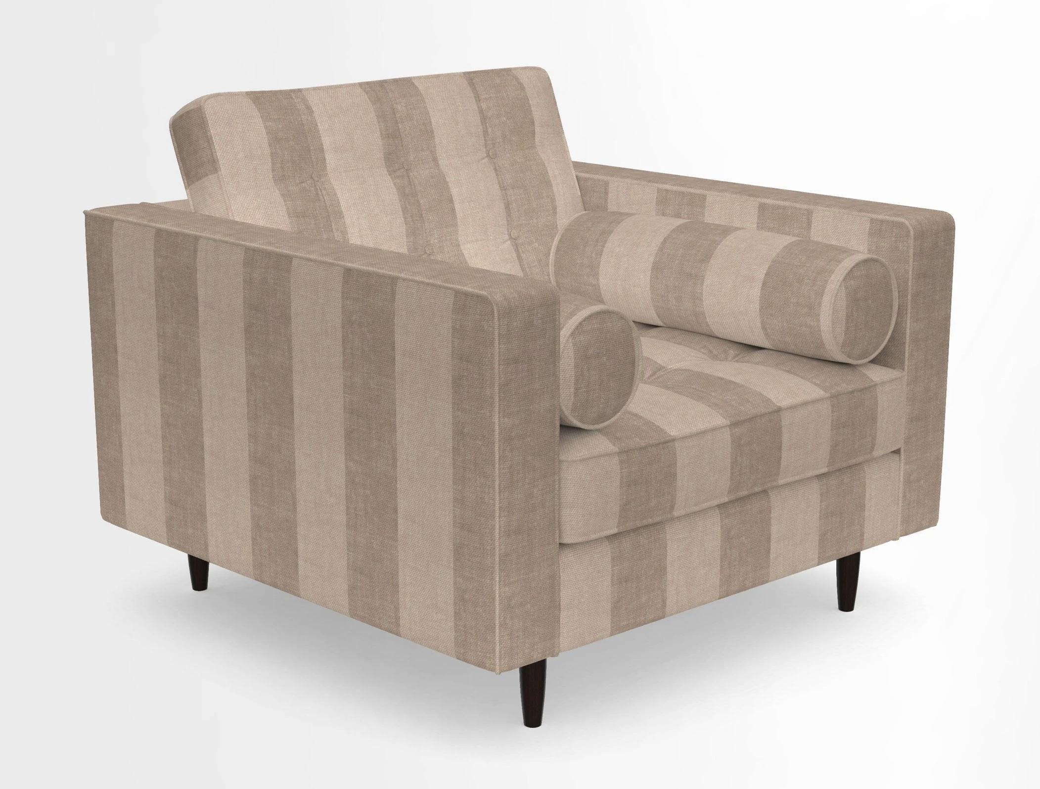 Marylebone Chair in Clever Tough And Eco Velvet Indigo