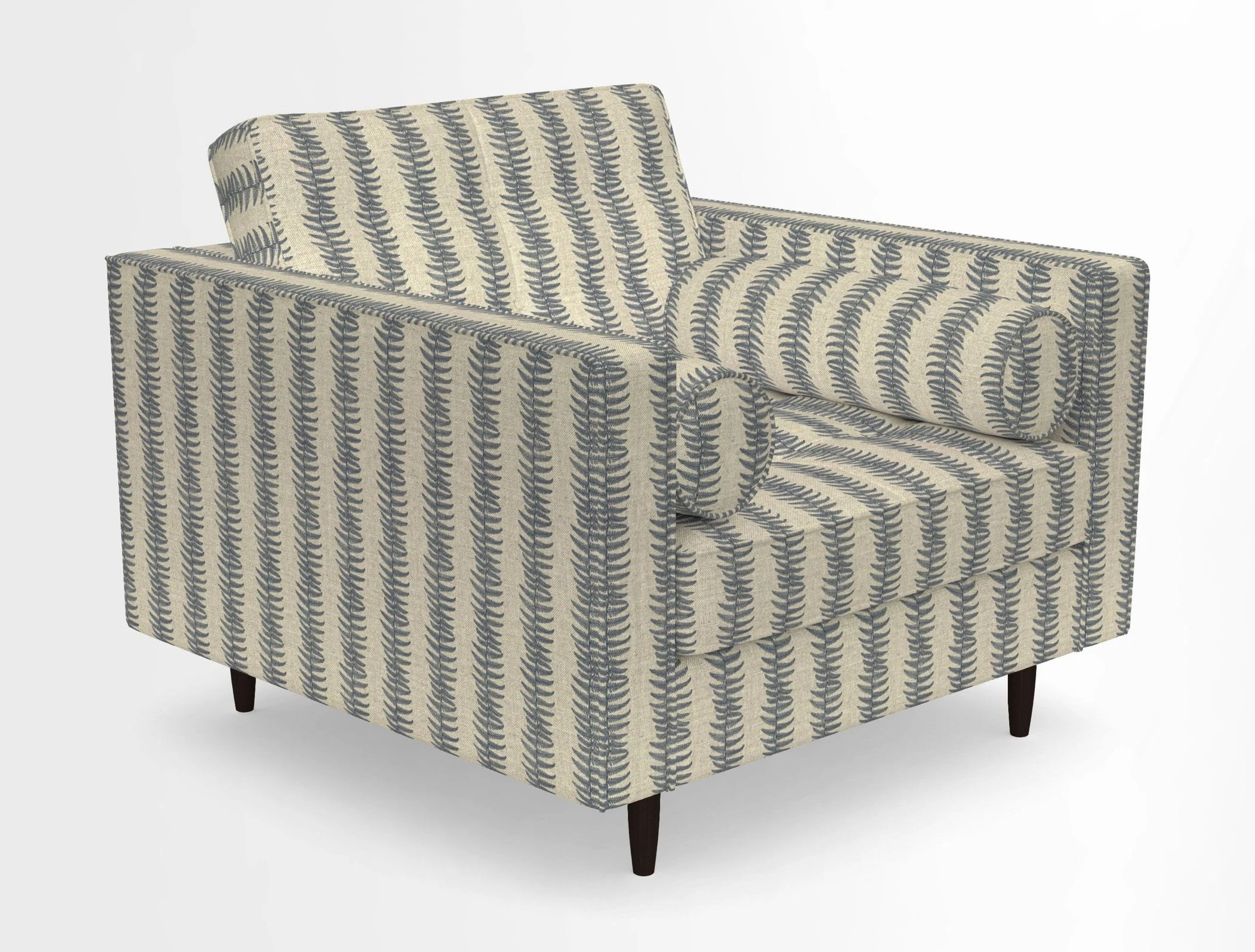 Marylebone Chair in Clever Tough And Eco Velvet Indigo