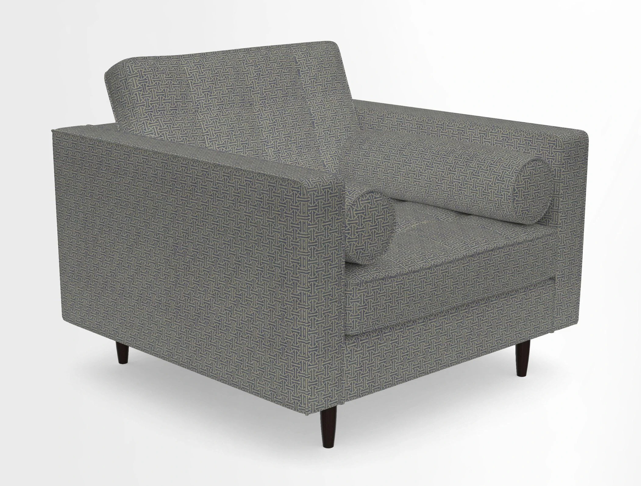 Marylebone Chair in Clever Tough And Eco Velvet Indigo