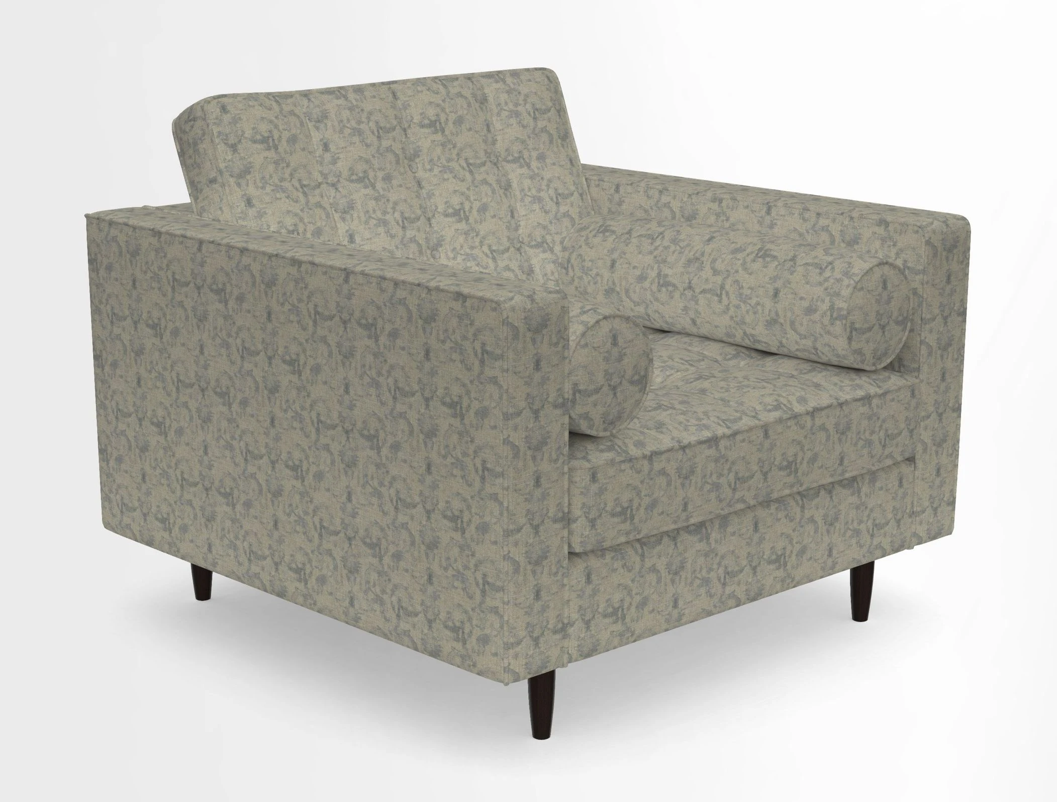 Marylebone Chair in Clever Tough And Eco Velvet Indigo