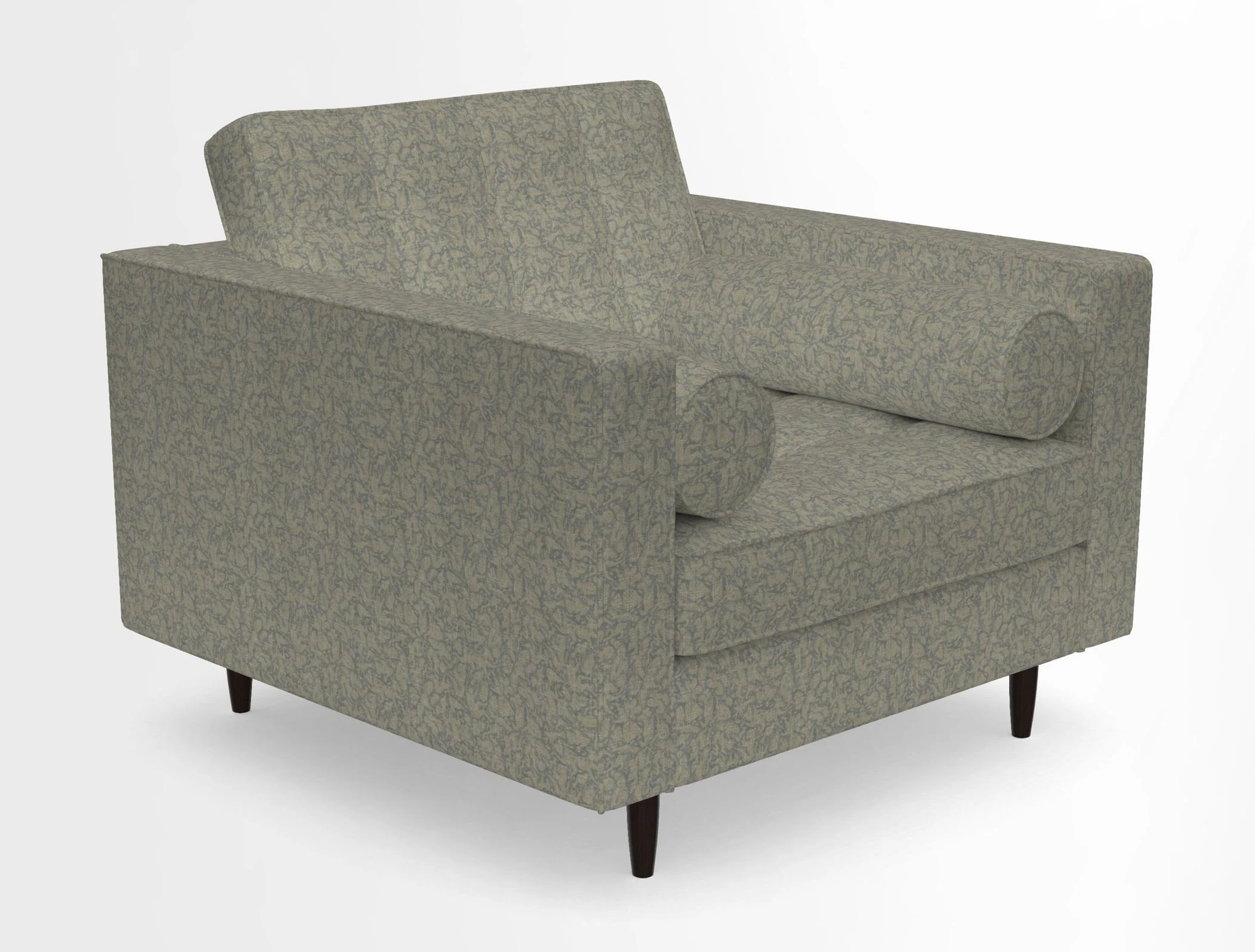 Marylebone Chair in Clever Tough And Eco Velvet Indigo