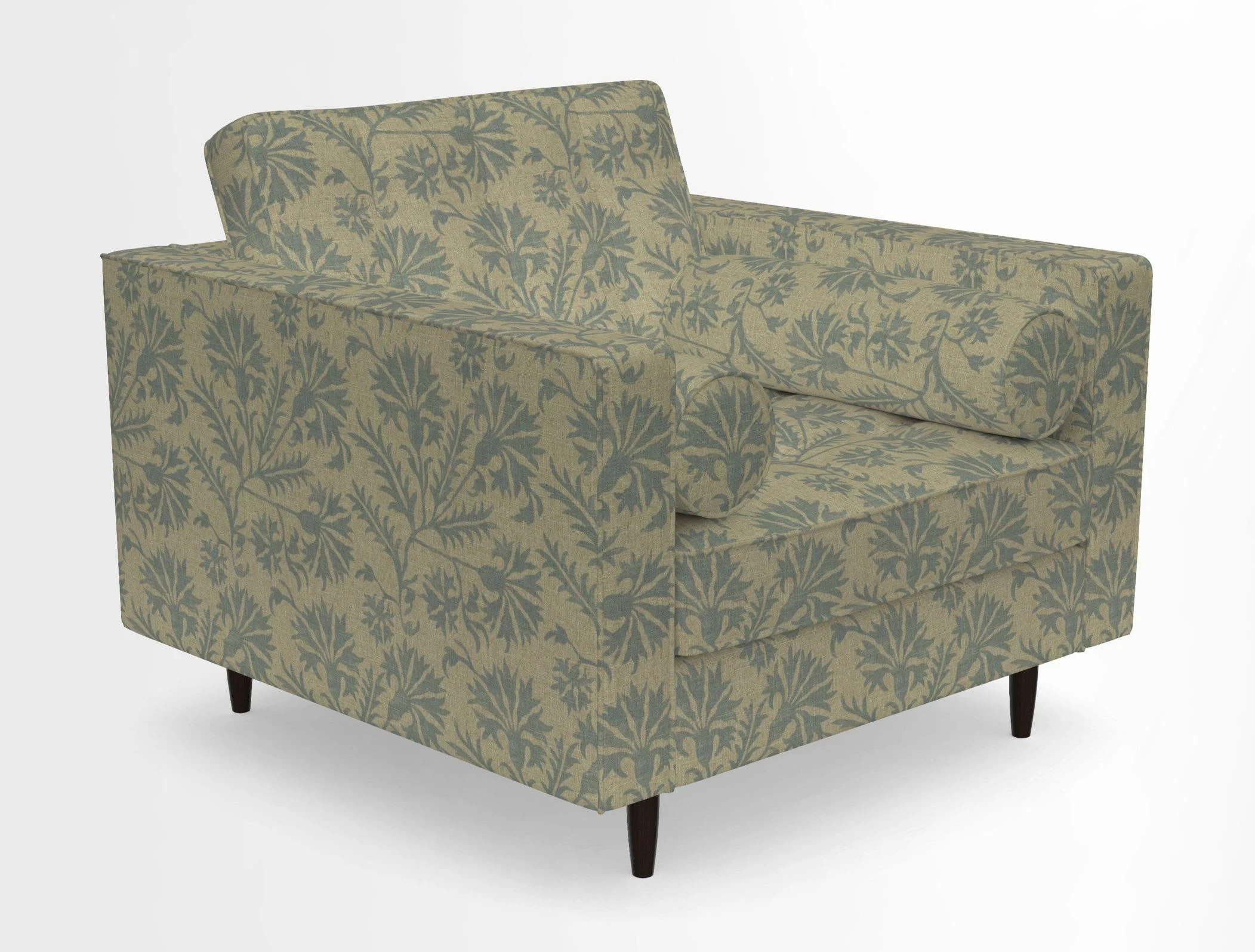 Marylebone Chair in Clever Tough And Eco Velvet Indigo