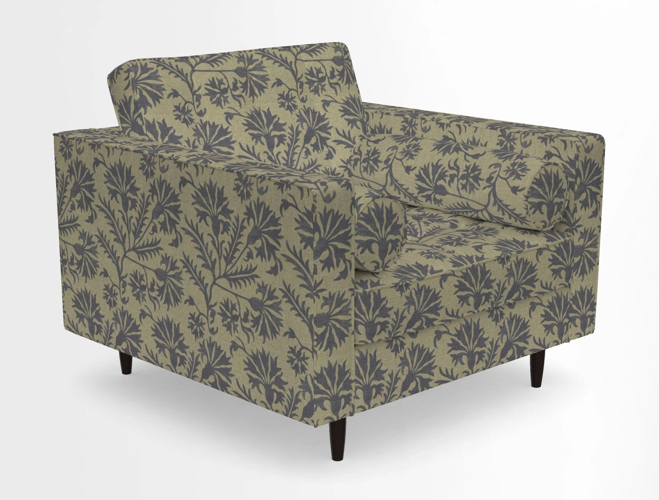 Marylebone Chair in Clever Tough And Eco Velvet Indigo