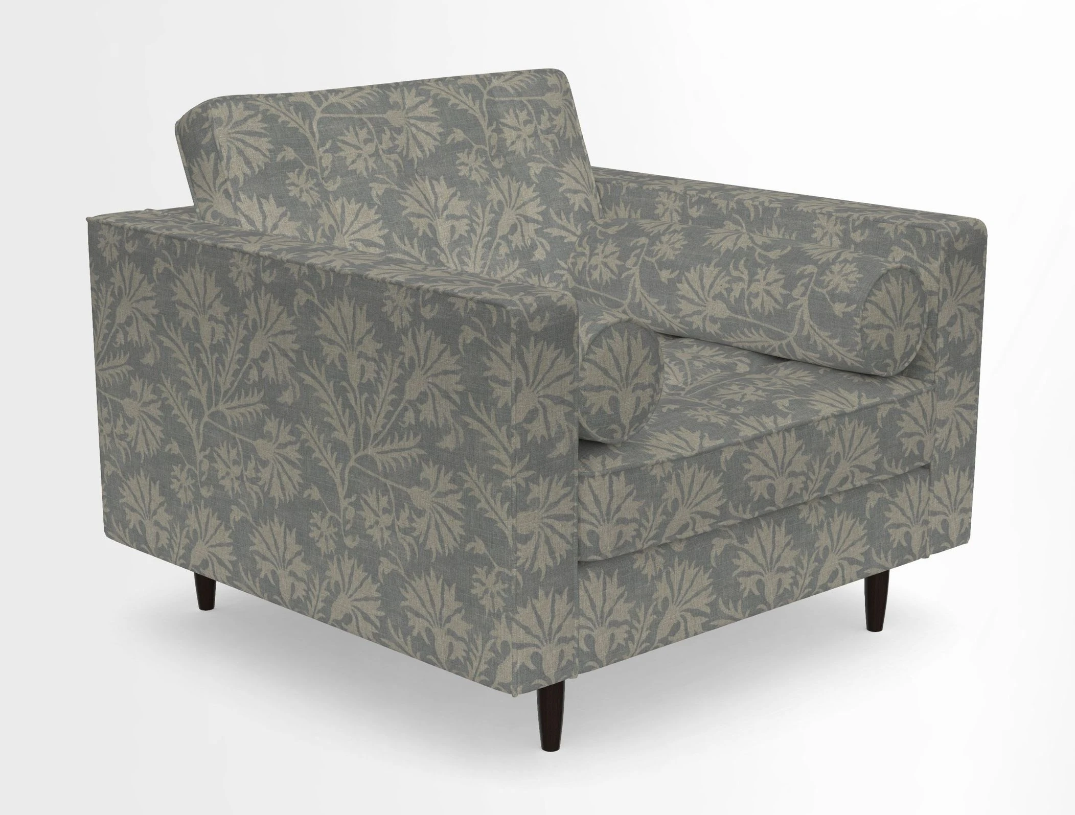 Marylebone Chair in Clever Tough And Eco Velvet Indigo