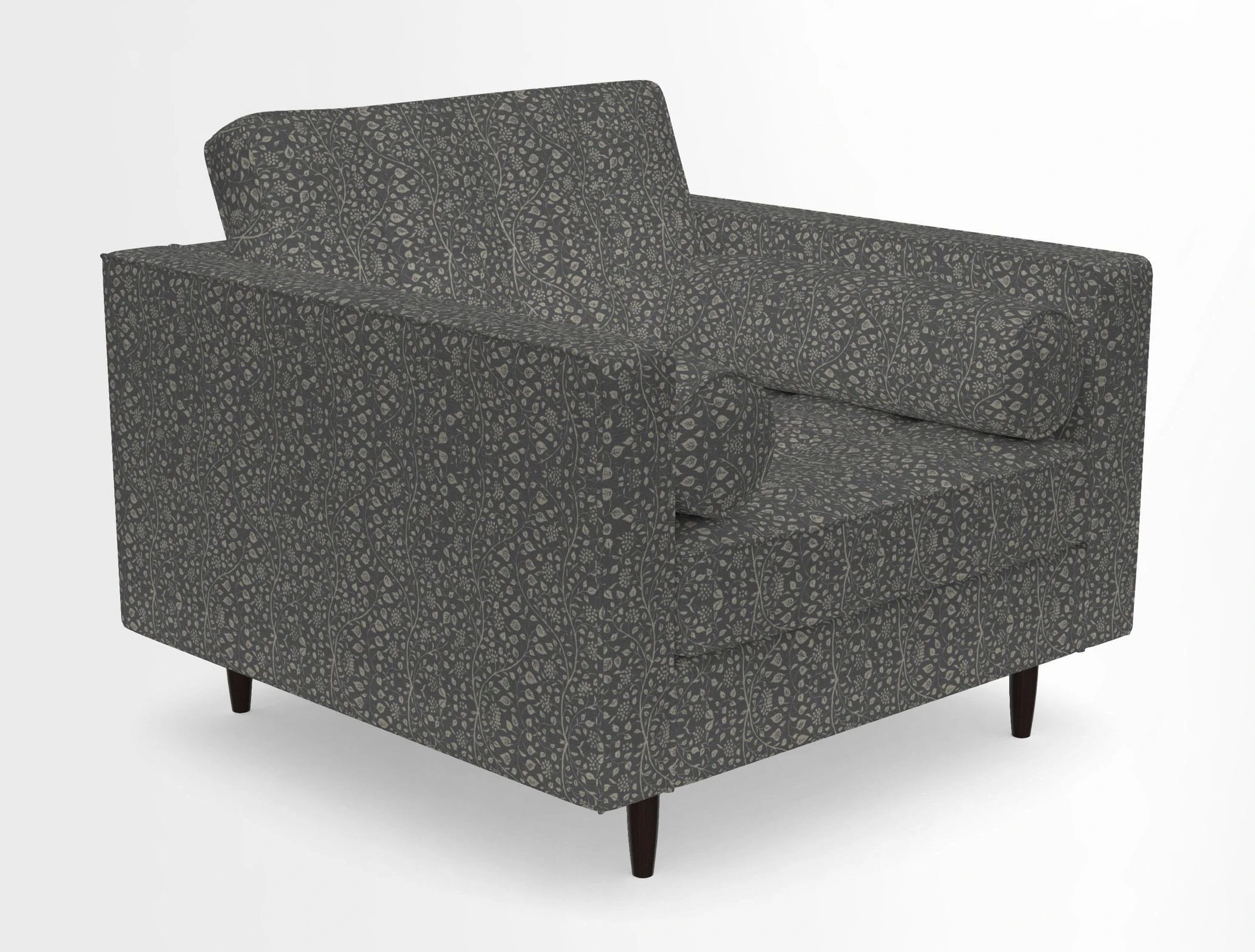 Marylebone Chair in Clever Tough And Eco Velvet Indigo