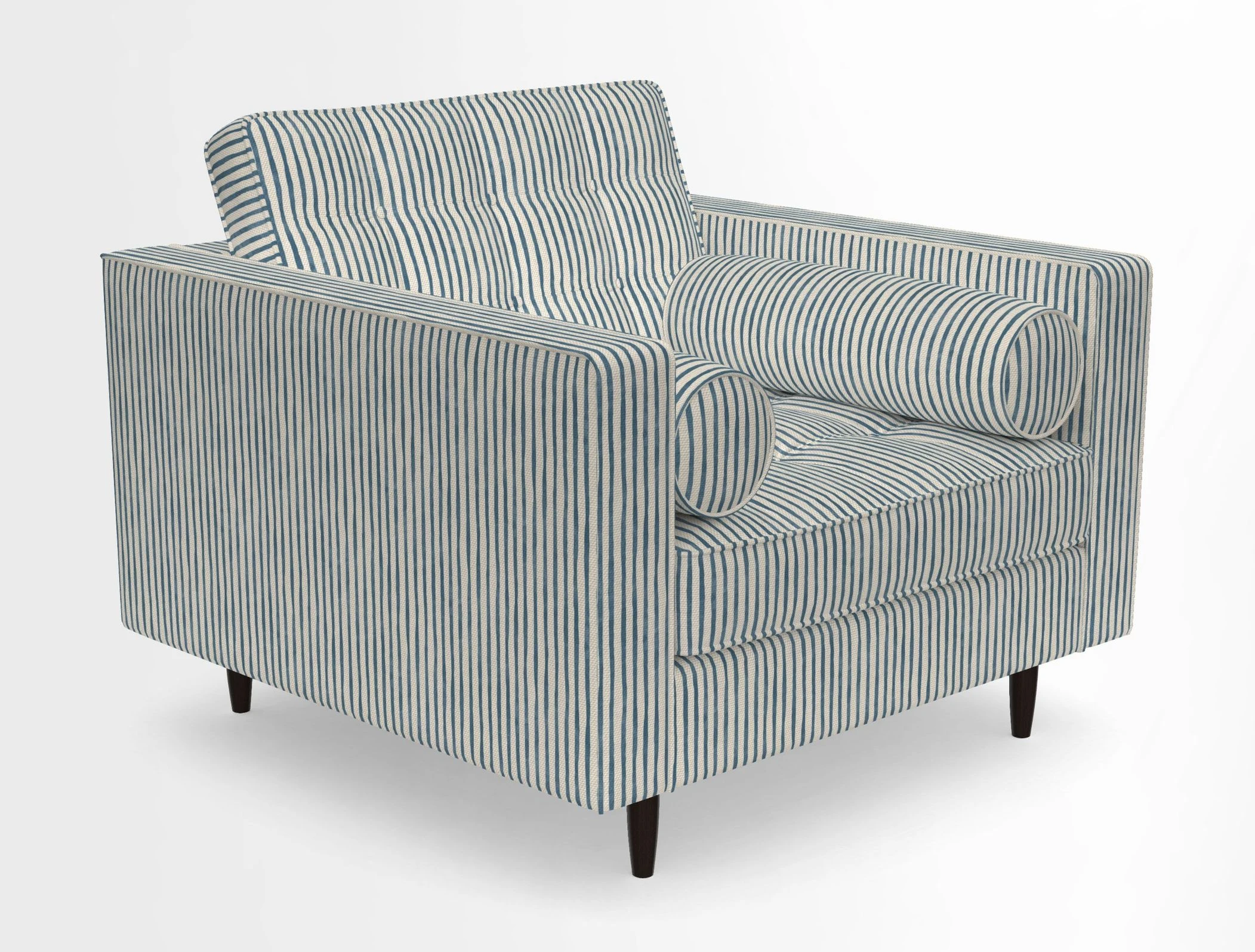 Marylebone Chair in Clever Tough And Eco Velvet Indigo