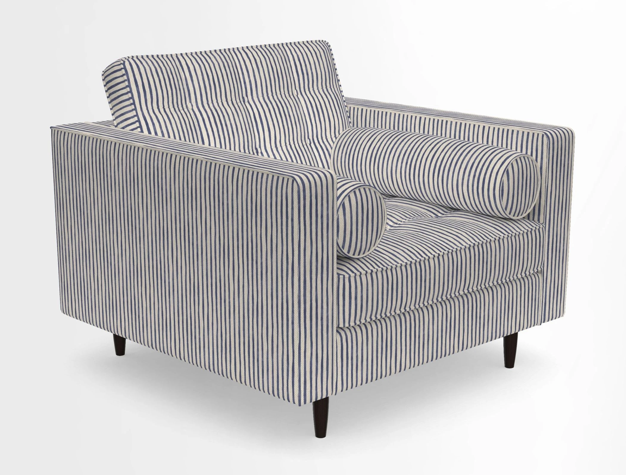 Marylebone Chair in Clever Tough And Eco Velvet Indigo