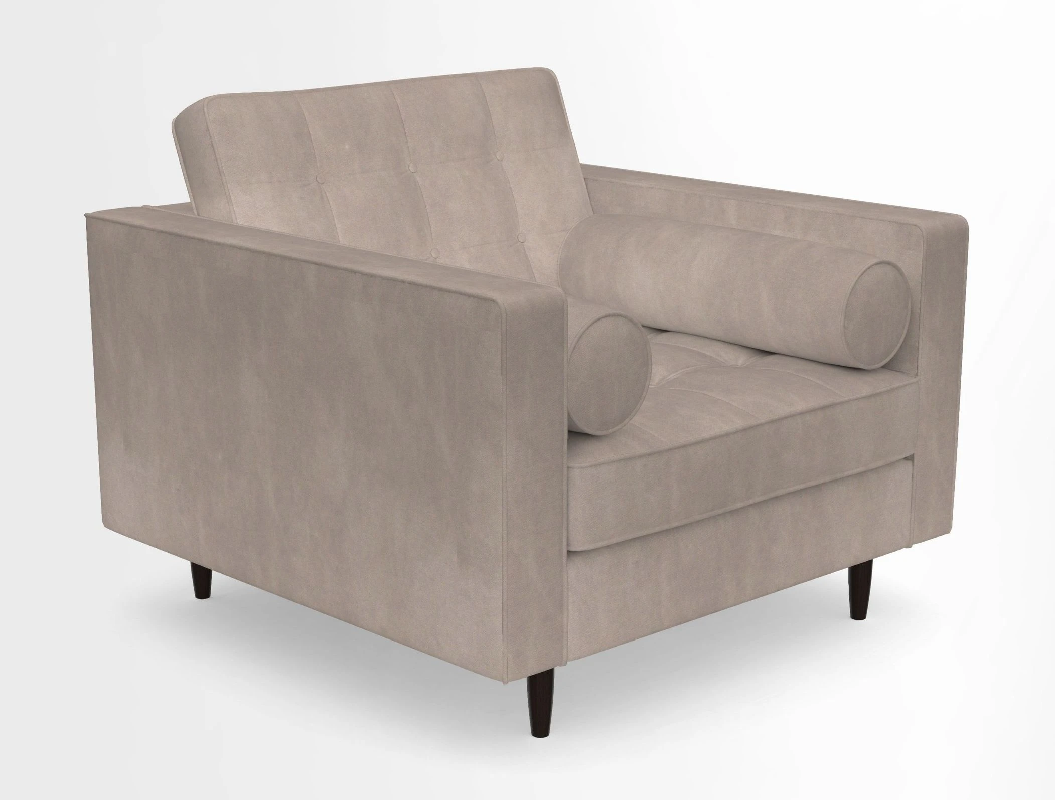Marylebone Chair in Clever Tough And Eco Velvet Indigo