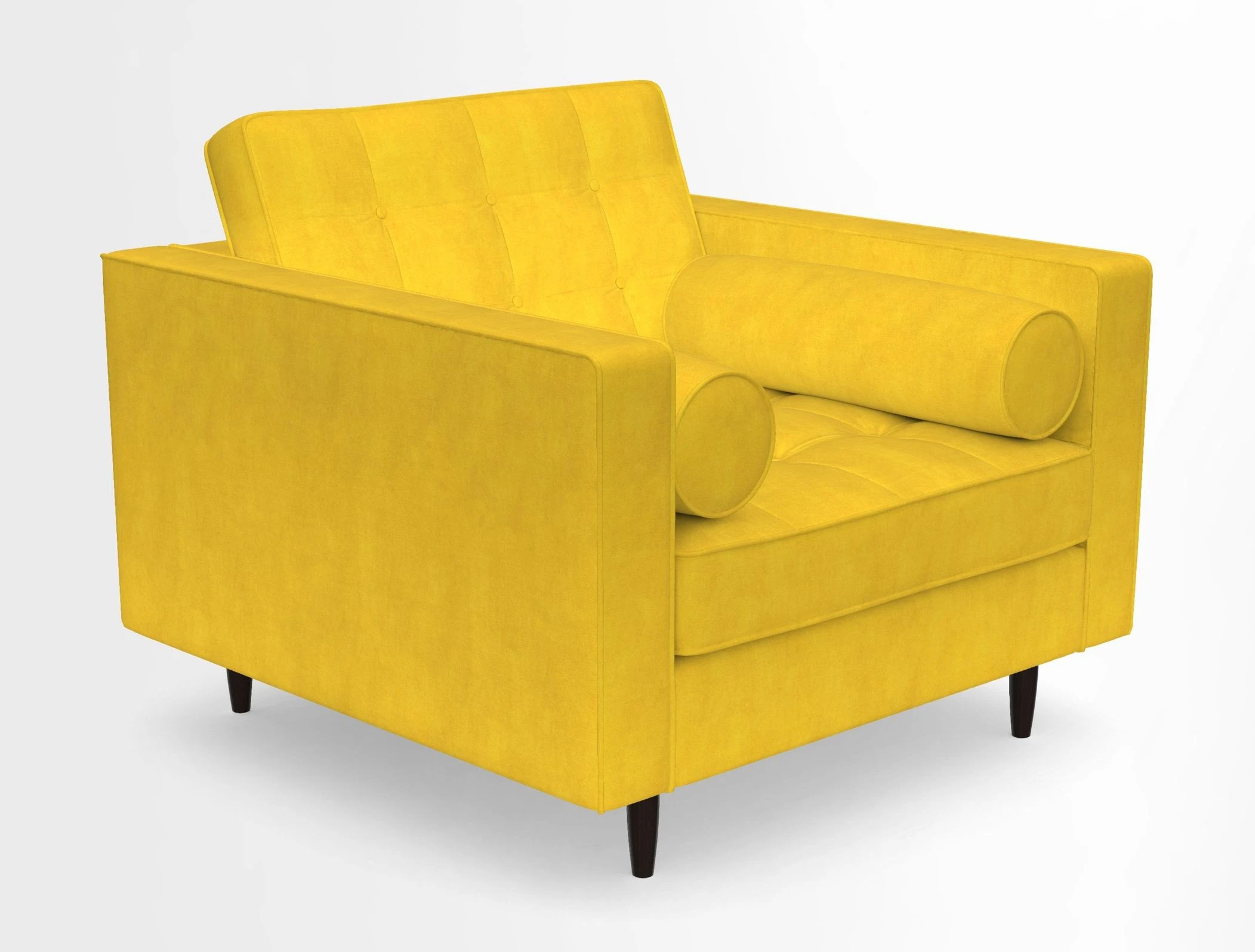 Marylebone Chair in Clever Tough And Eco Velvet Indigo