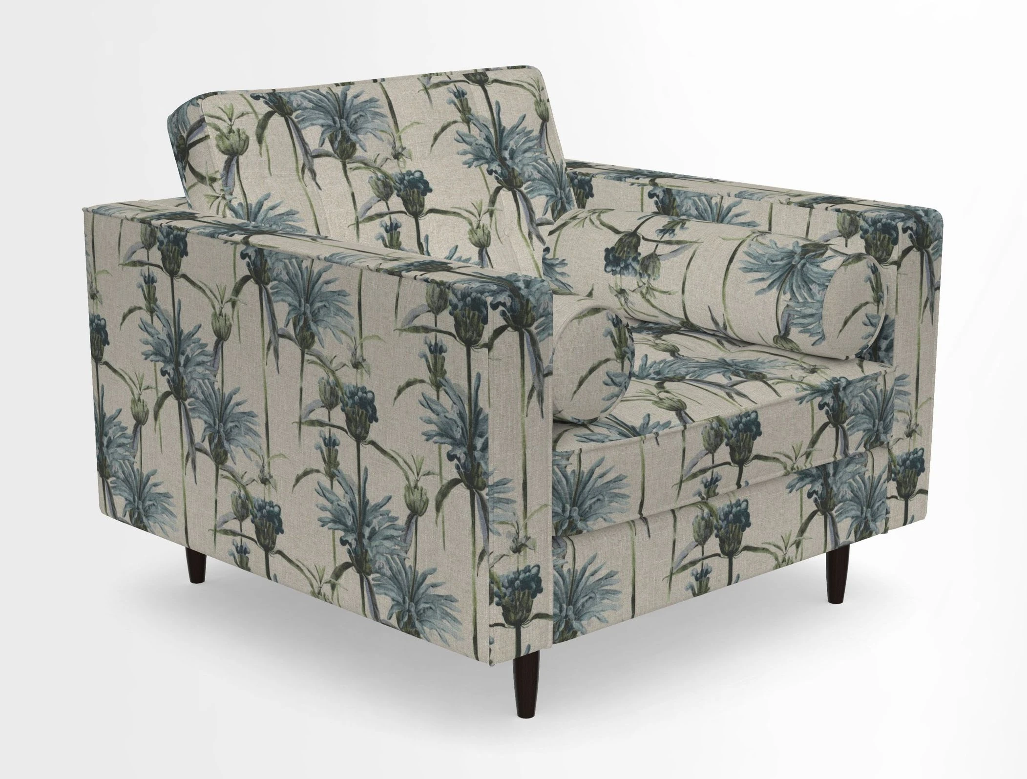 Marylebone Chair in Clever Tough And Eco Velvet Indigo