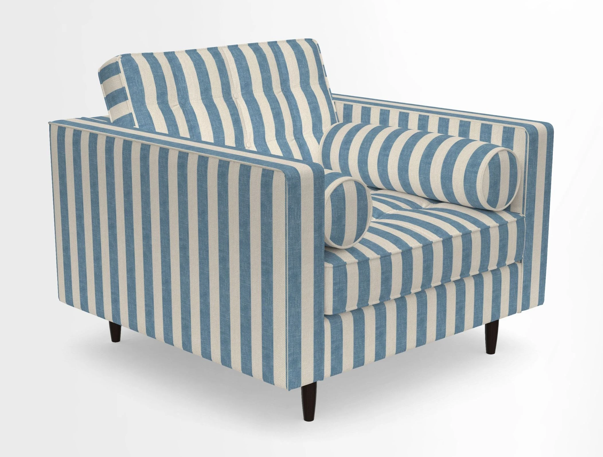 Marylebone Chair in Clever Tough And Eco Velvet Indigo