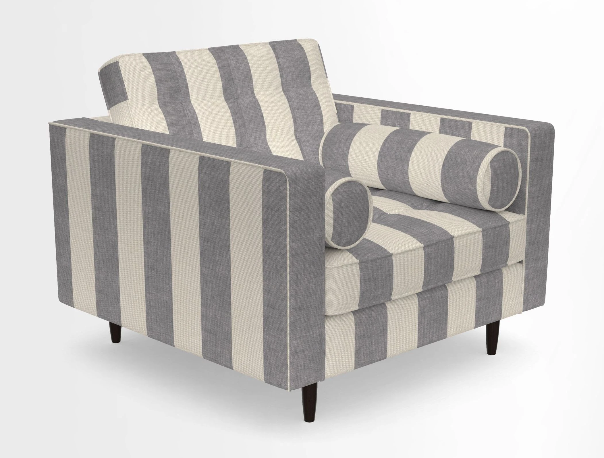 Marylebone Chair in Clever Tough And Eco Velvet Indigo