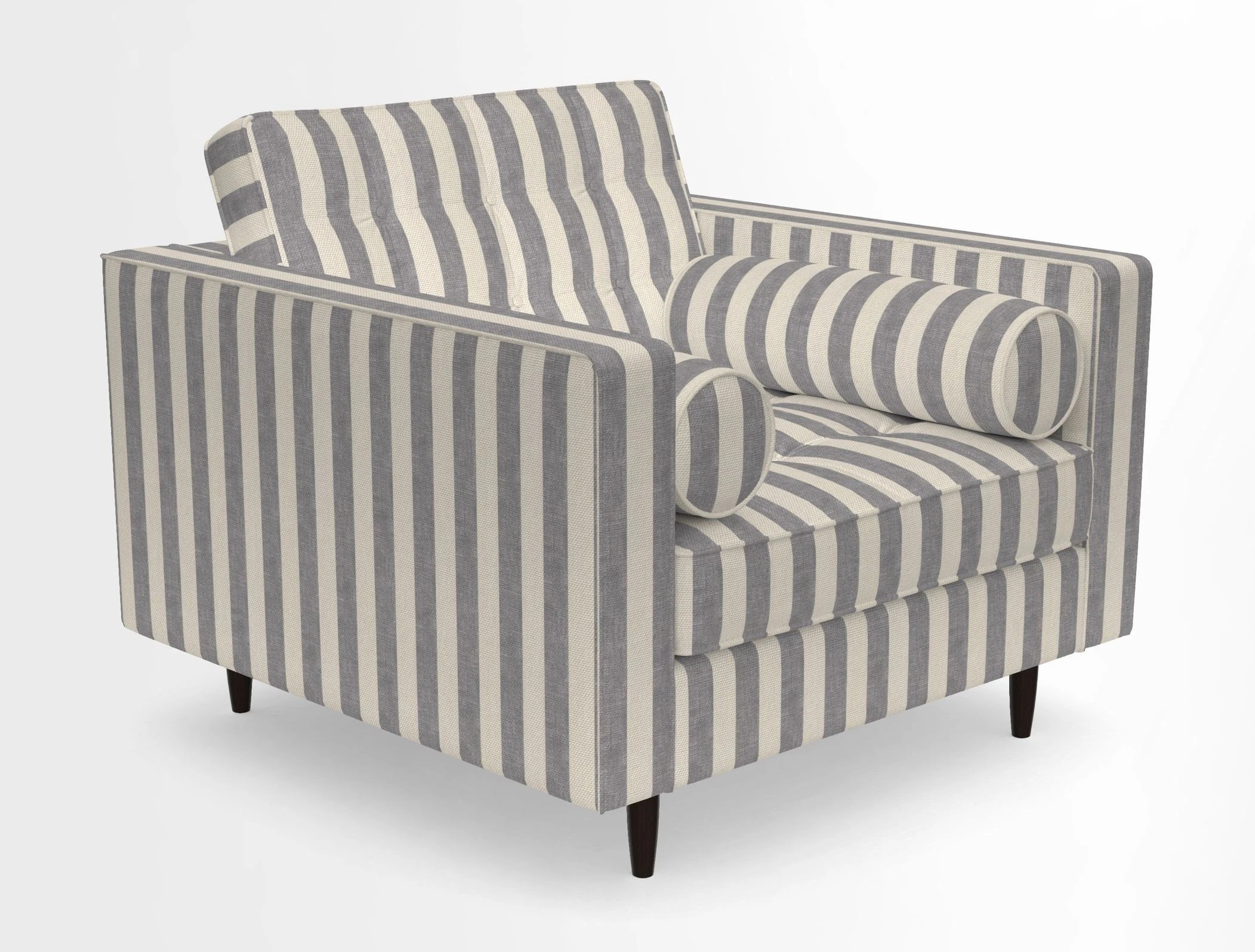 Marylebone Chair in Clever Tough And Eco Velvet Indigo