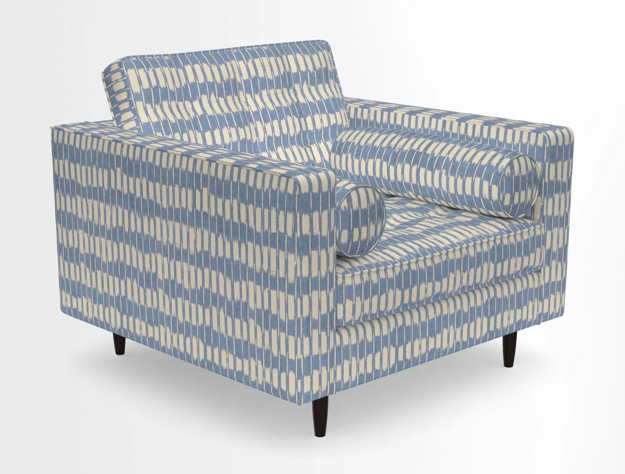 Marylebone Chair in Clever Tough And Eco Velvet Indigo