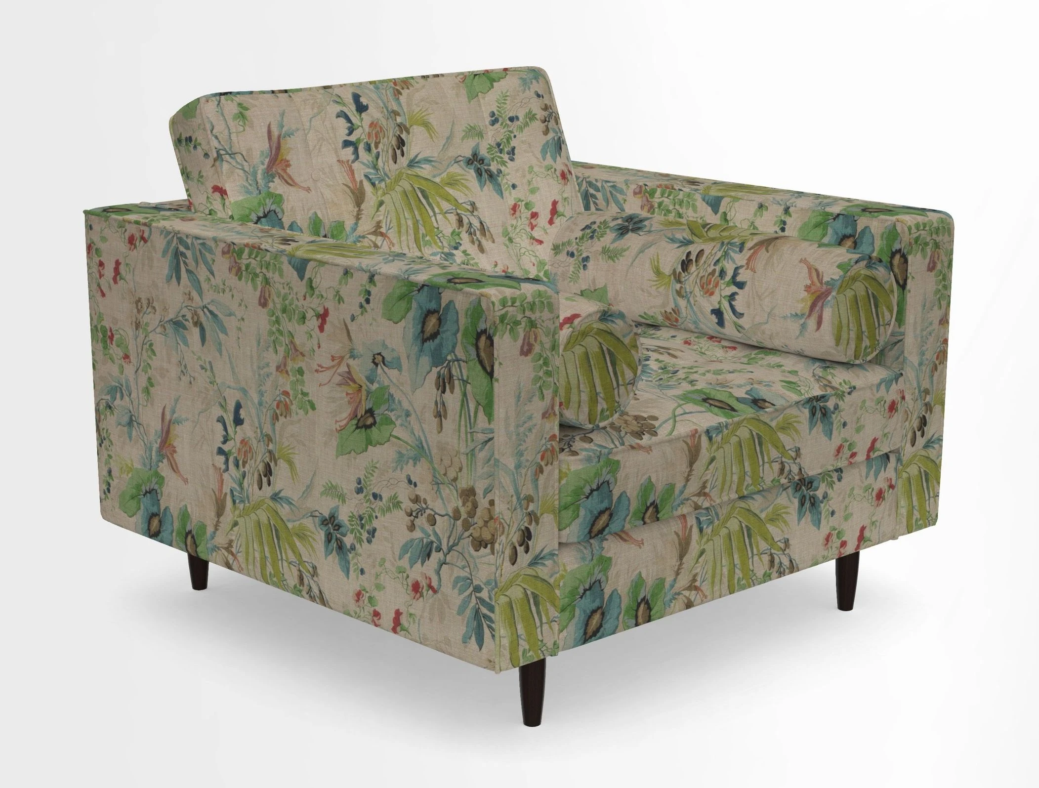 Marylebone Chair in Clever Tough And Eco Velvet Indigo