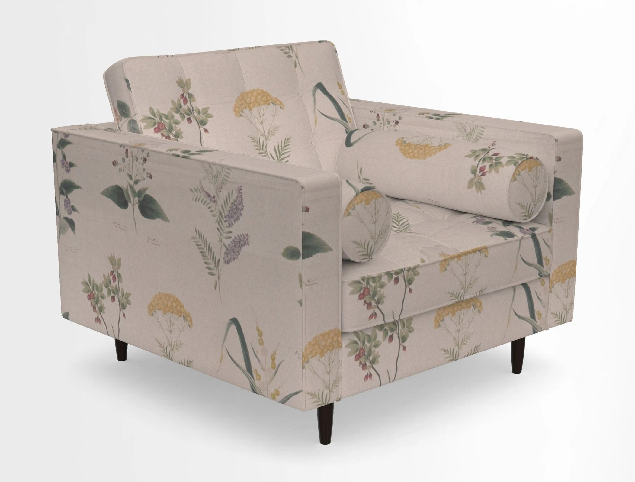 Marylebone Chair in Clever Tough And Eco Velvet Indigo