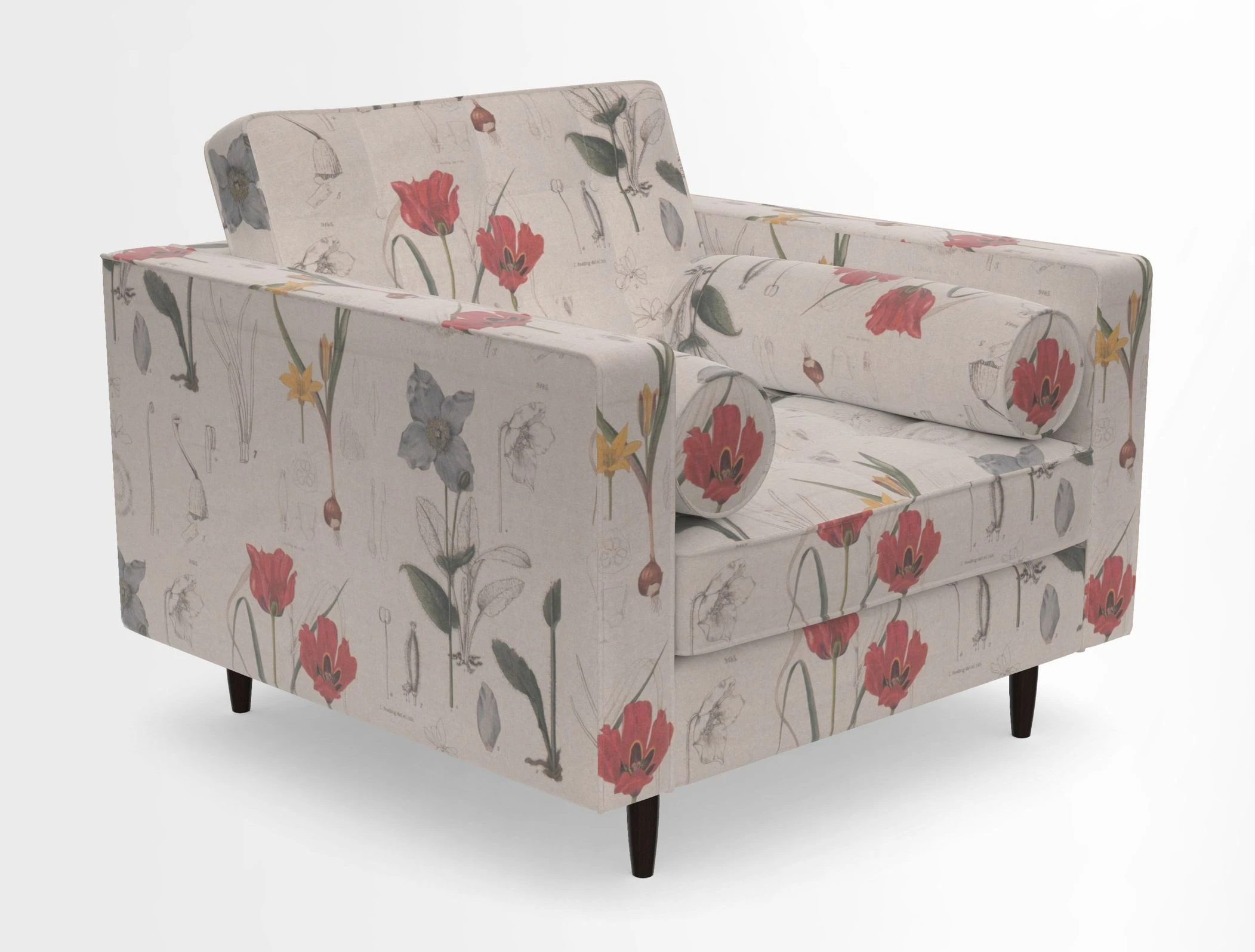 Marylebone Chair in Clever Tough And Eco Velvet Indigo