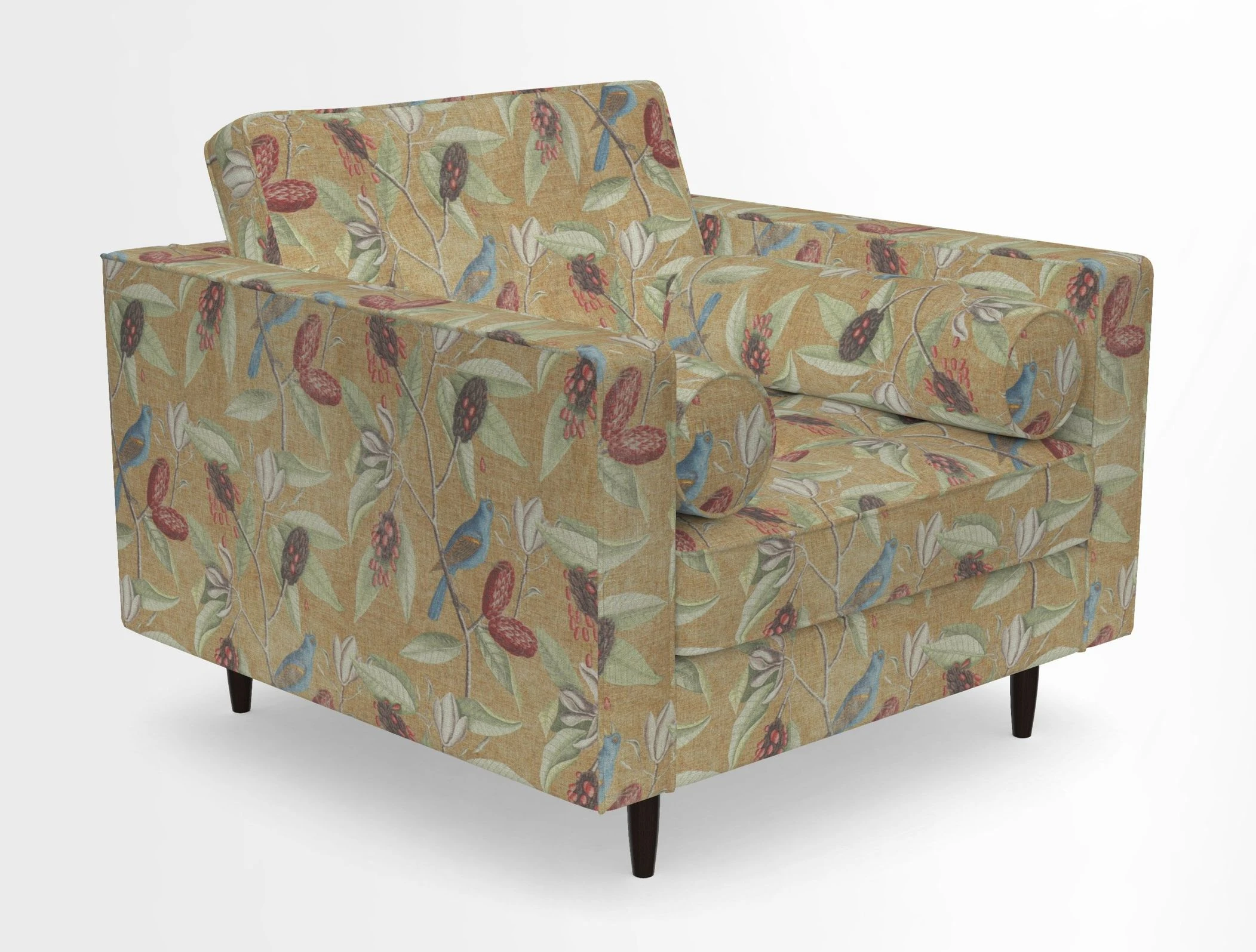 Marylebone Chair in Clever Tough And Eco Velvet Indigo