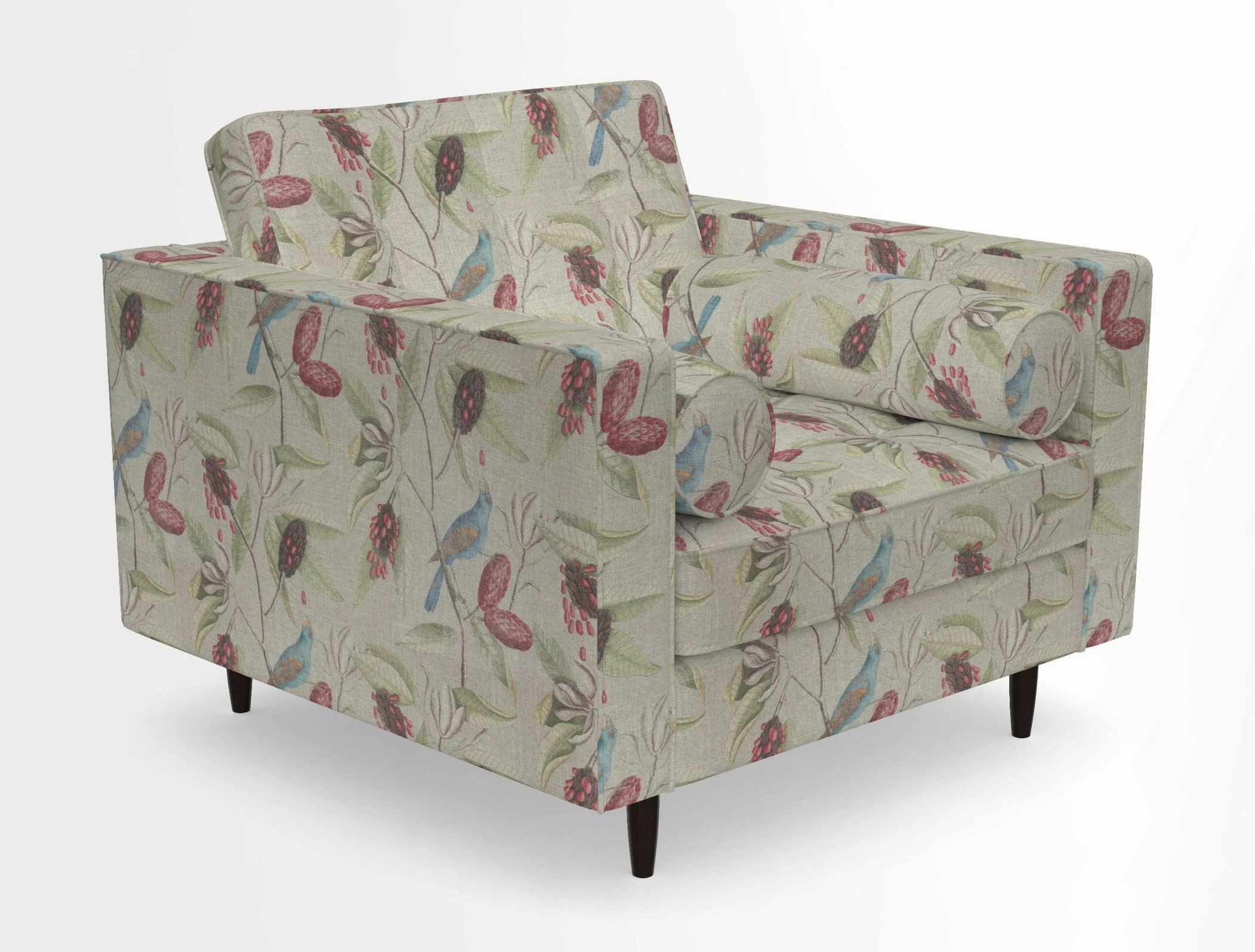 Marylebone Chair in Clever Tough And Eco Velvet Indigo