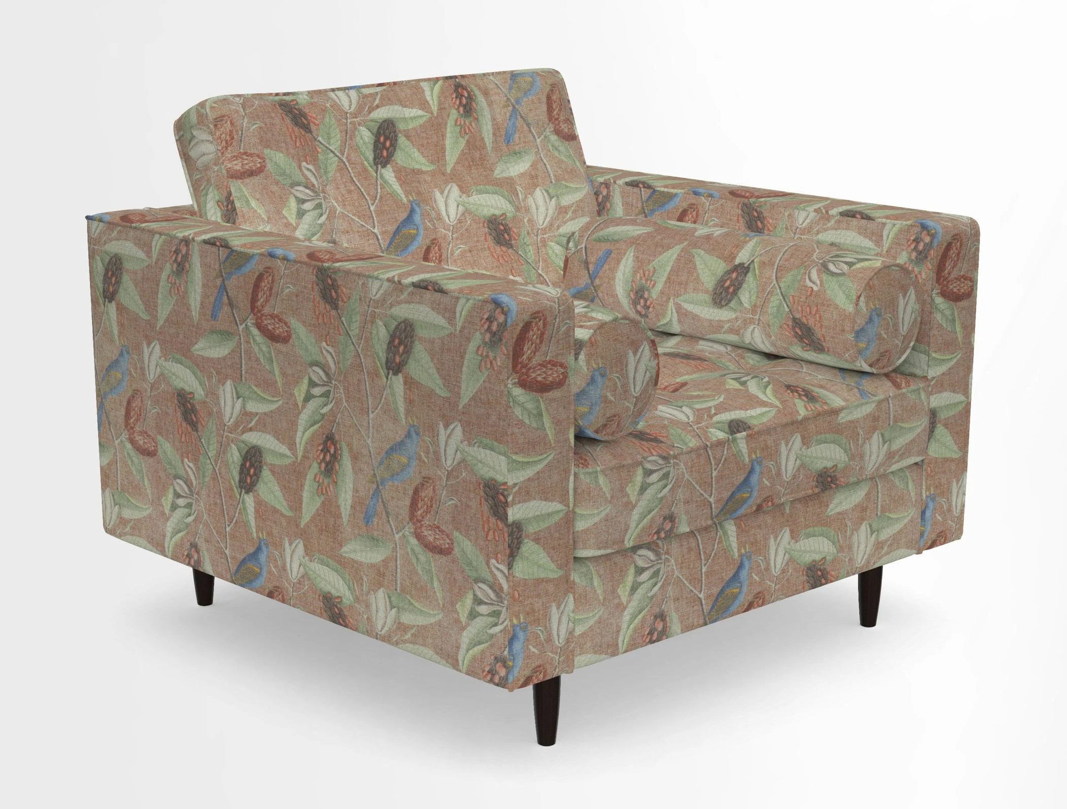 Marylebone Chair in Clever Tough And Eco Velvet Indigo