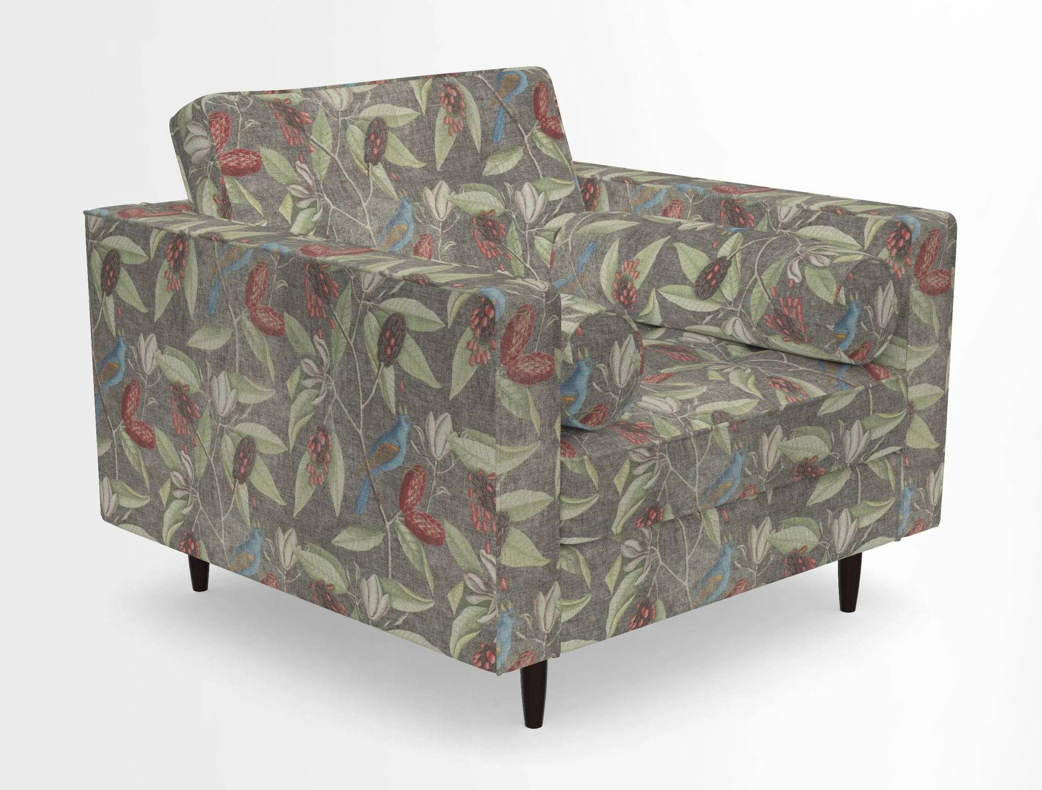 Marylebone Chair in Clever Tough And Eco Velvet Indigo