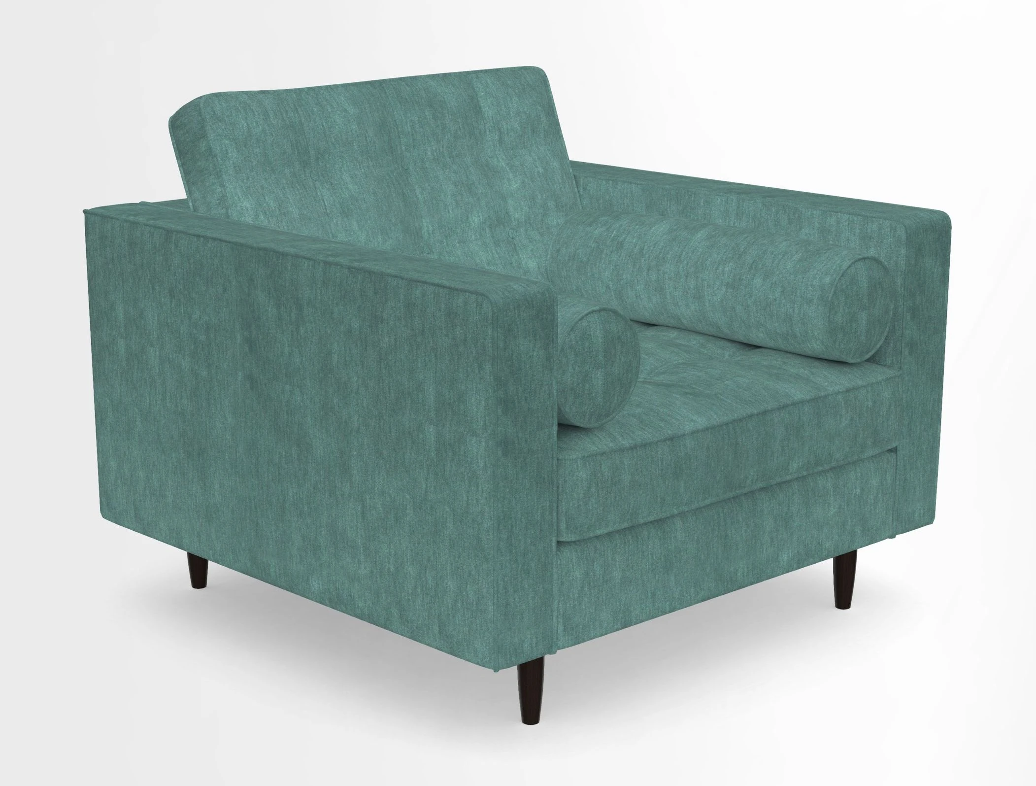 Marylebone Chair in Clever Tough And Eco Velvet Indigo