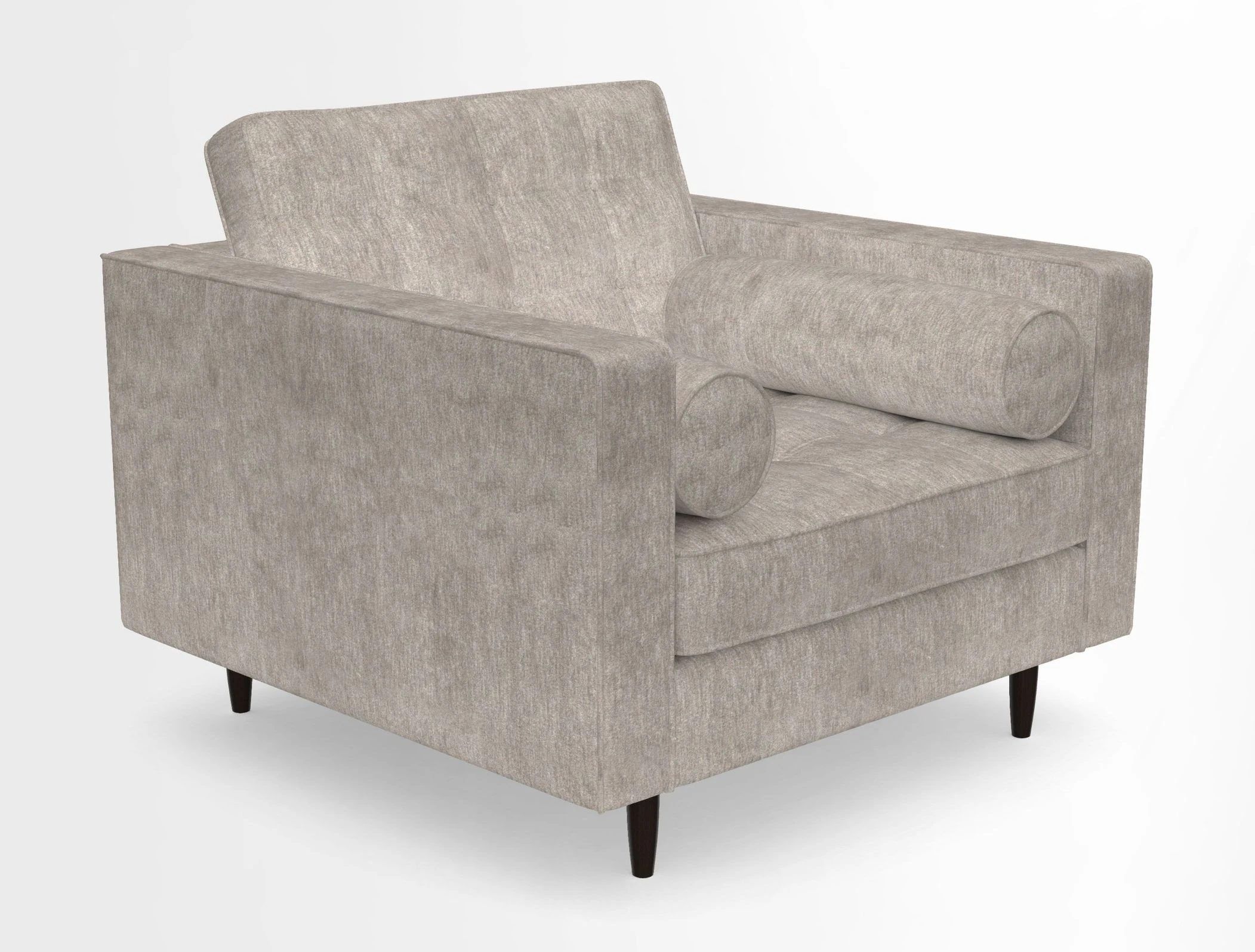Marylebone Chair in Clever Tough And Eco Velvet Indigo