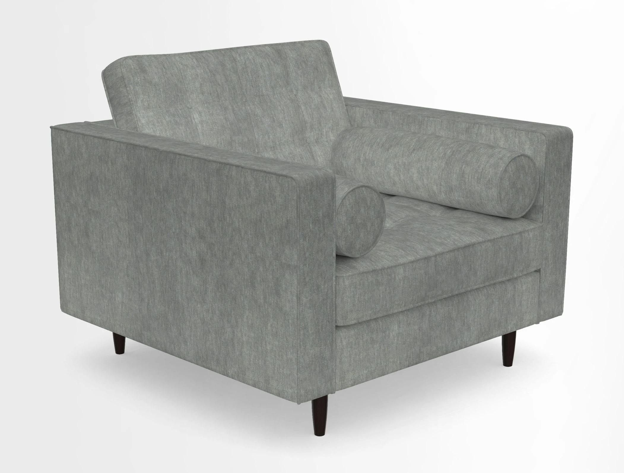 Marylebone Chair in Clever Tough And Eco Velvet Indigo