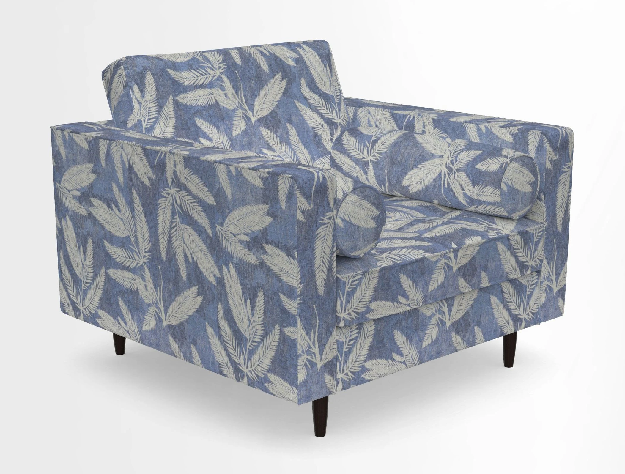 Marylebone Chair in Clever Tough And Eco Velvet Indigo