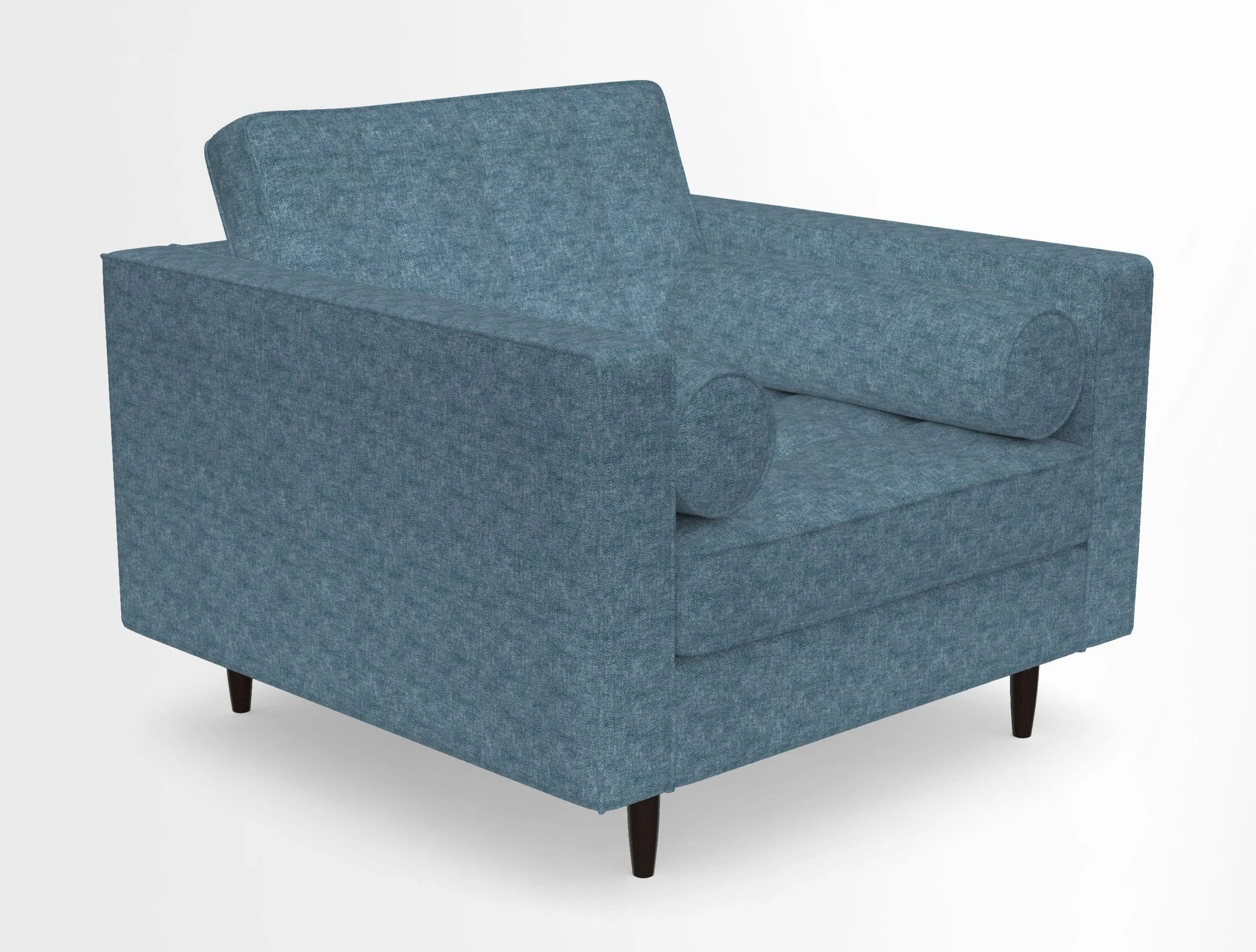 Marylebone Chair in Clever Tough And Eco Velvet Indigo