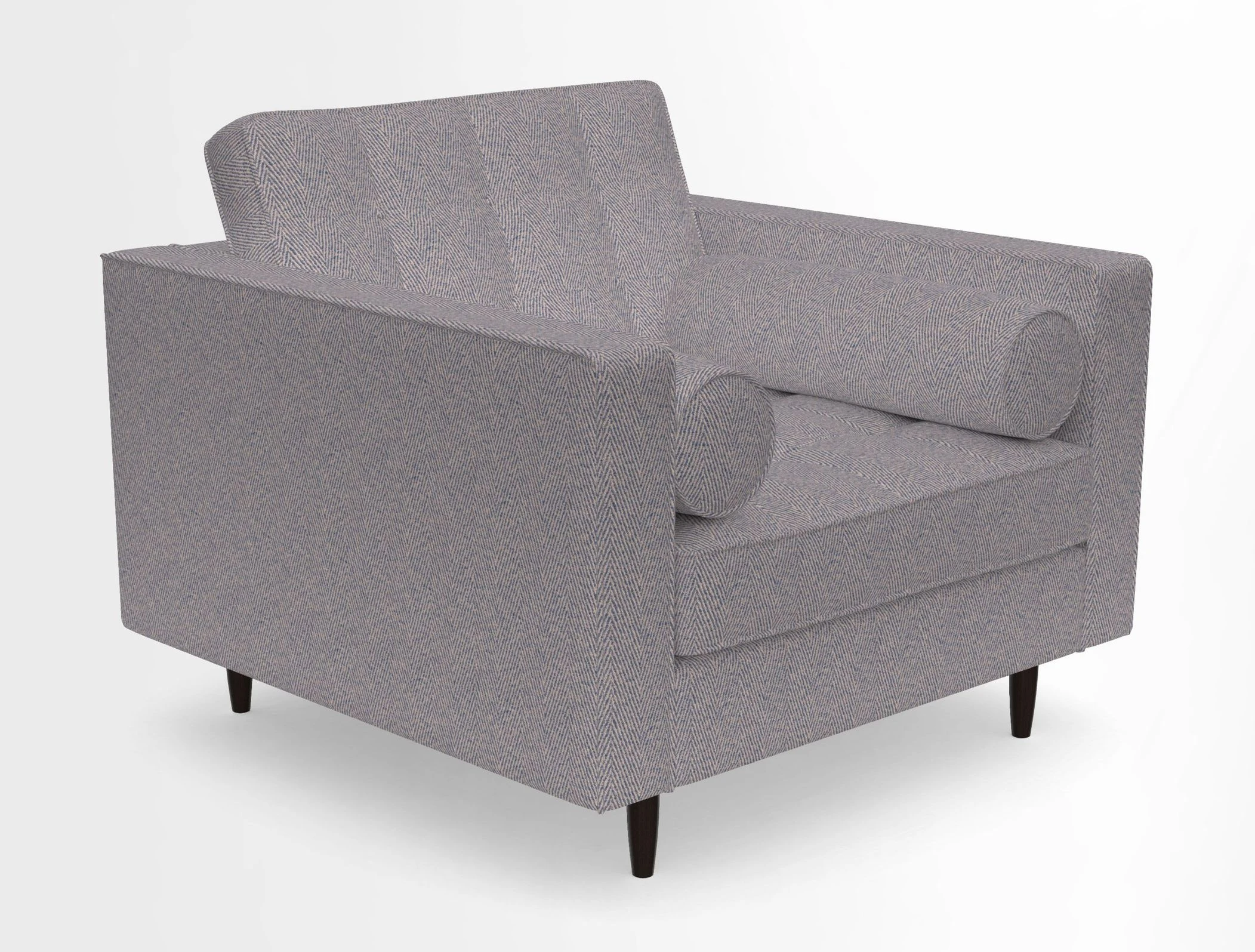 Marylebone Chair in Clever Tough And Eco Velvet Indigo