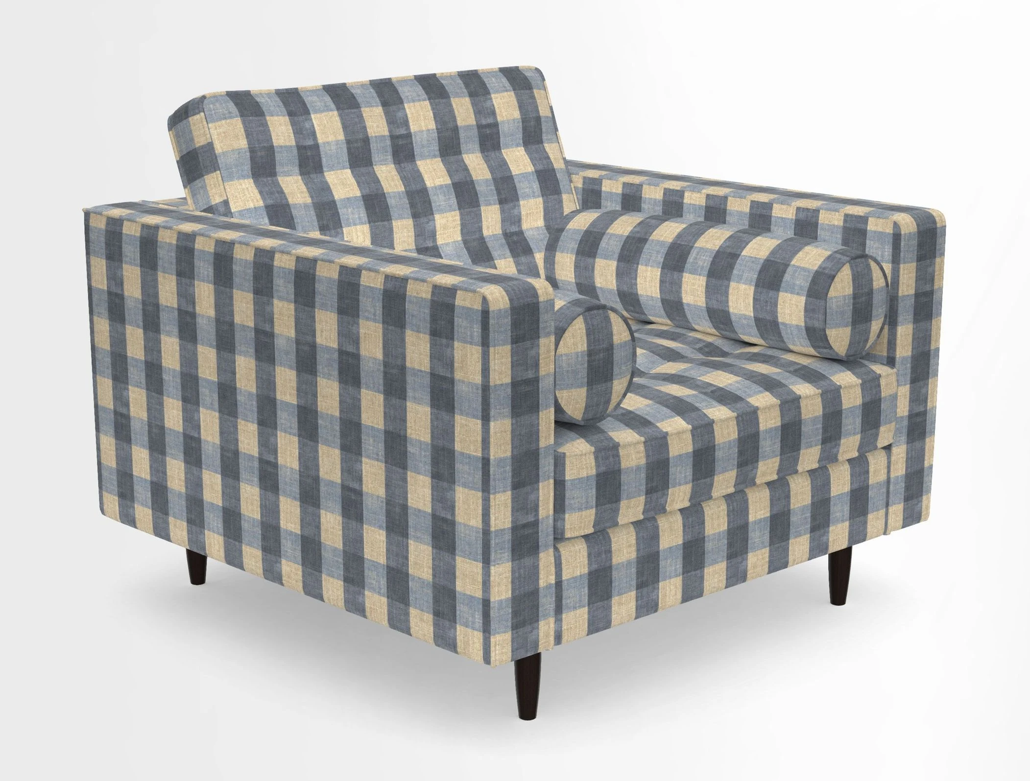 Marylebone Chair in Clever Tough And Eco Velvet Indigo