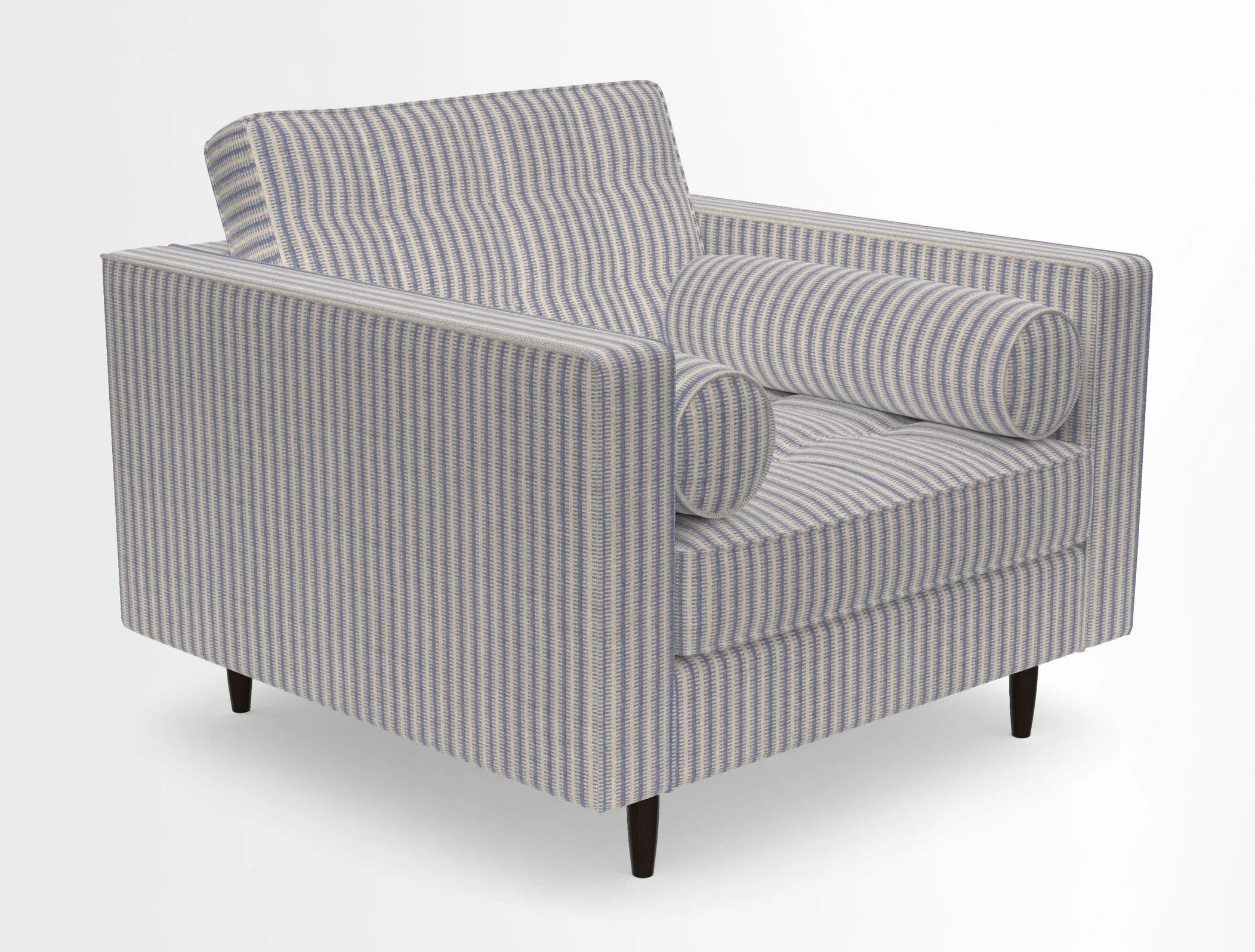 Marylebone Chair in Clever Tough And Eco Velvet Indigo