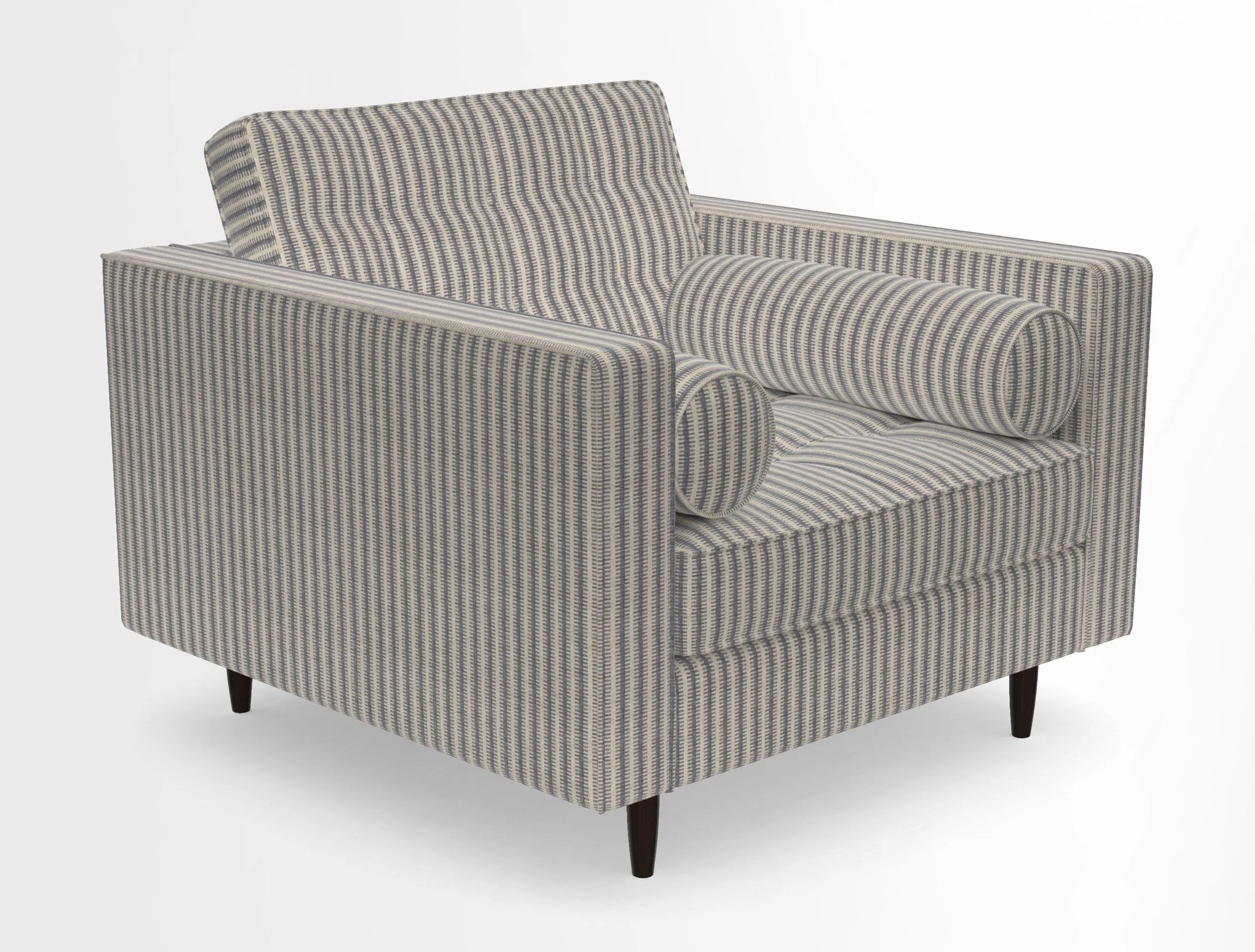 Marylebone Chair in Clever Tough And Eco Velvet Indigo