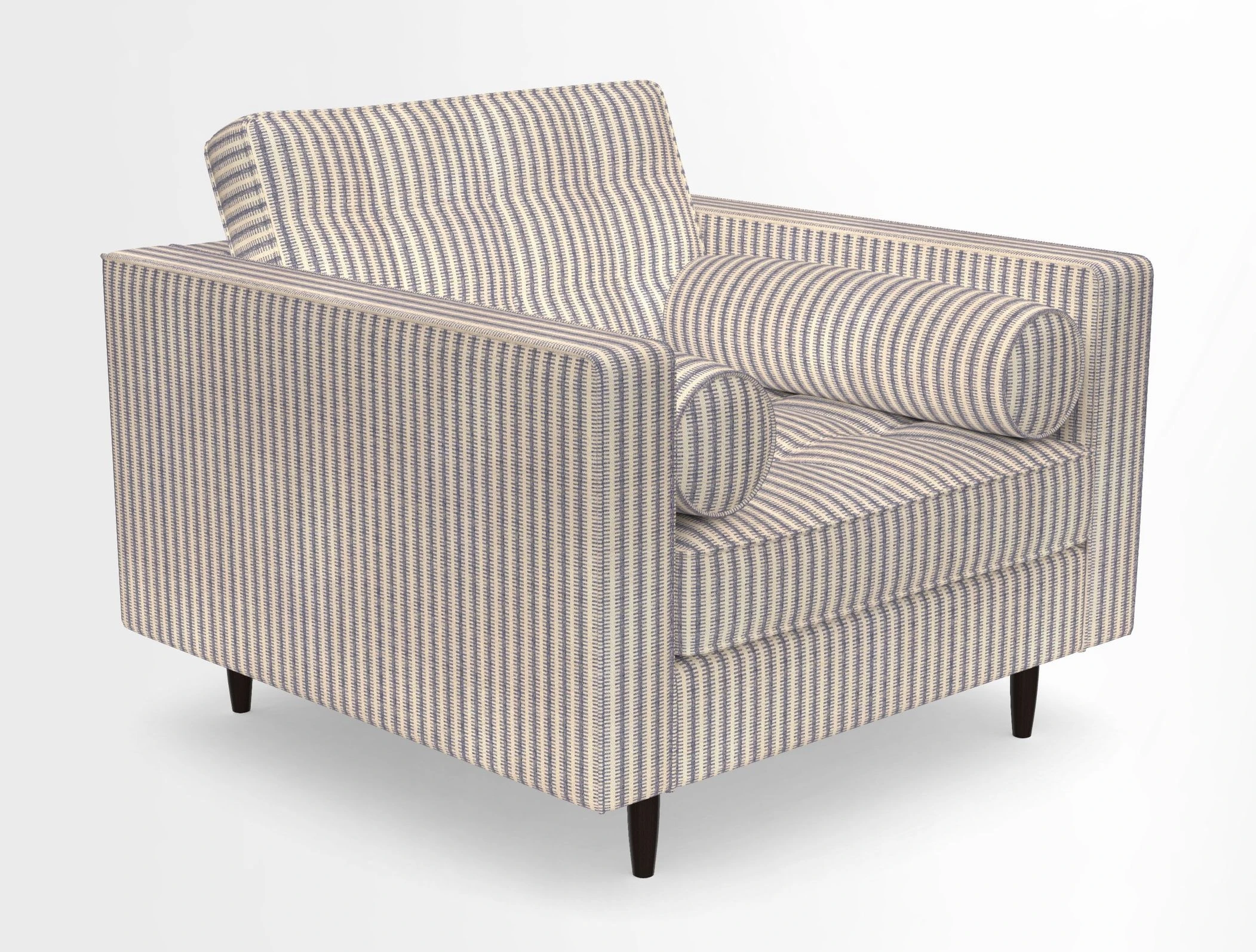 Marylebone Chair in Clever Tough And Eco Velvet Indigo